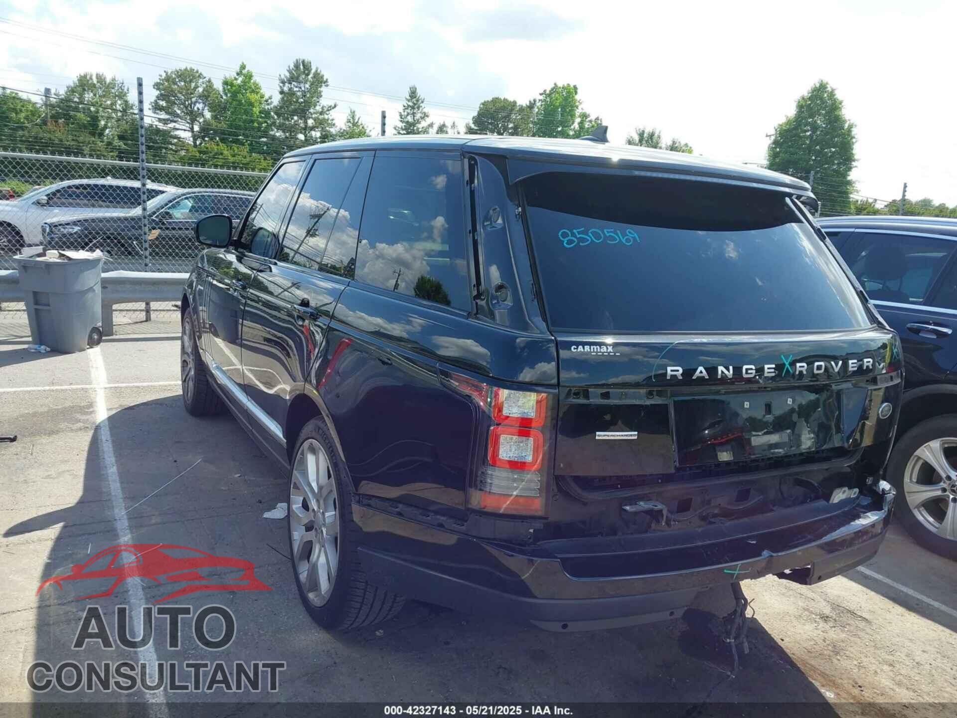 LAND ROVER RANGE ROVER 2016 - SALGS2EF6GA254200