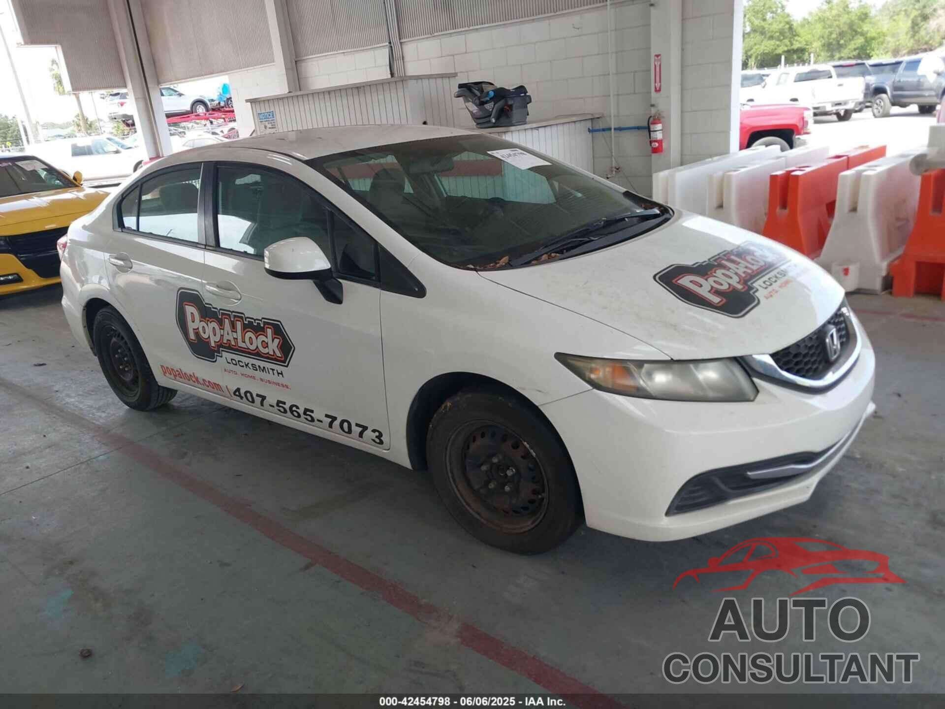 HONDA CIVIC 2013 - 19XFB2F53DE069765