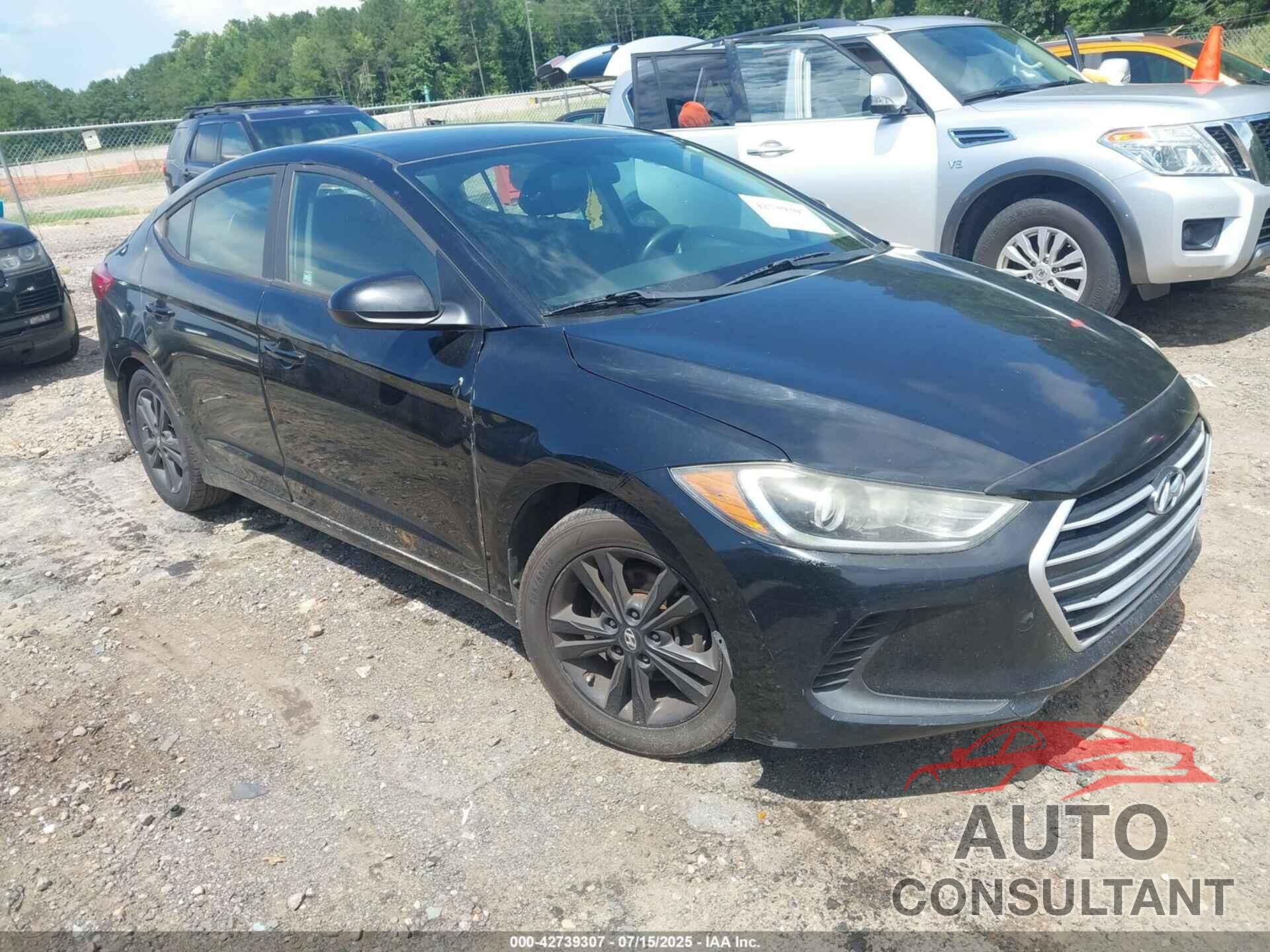 HYUNDAI ELANTRA 2017 - KMHD84LF5HU085340