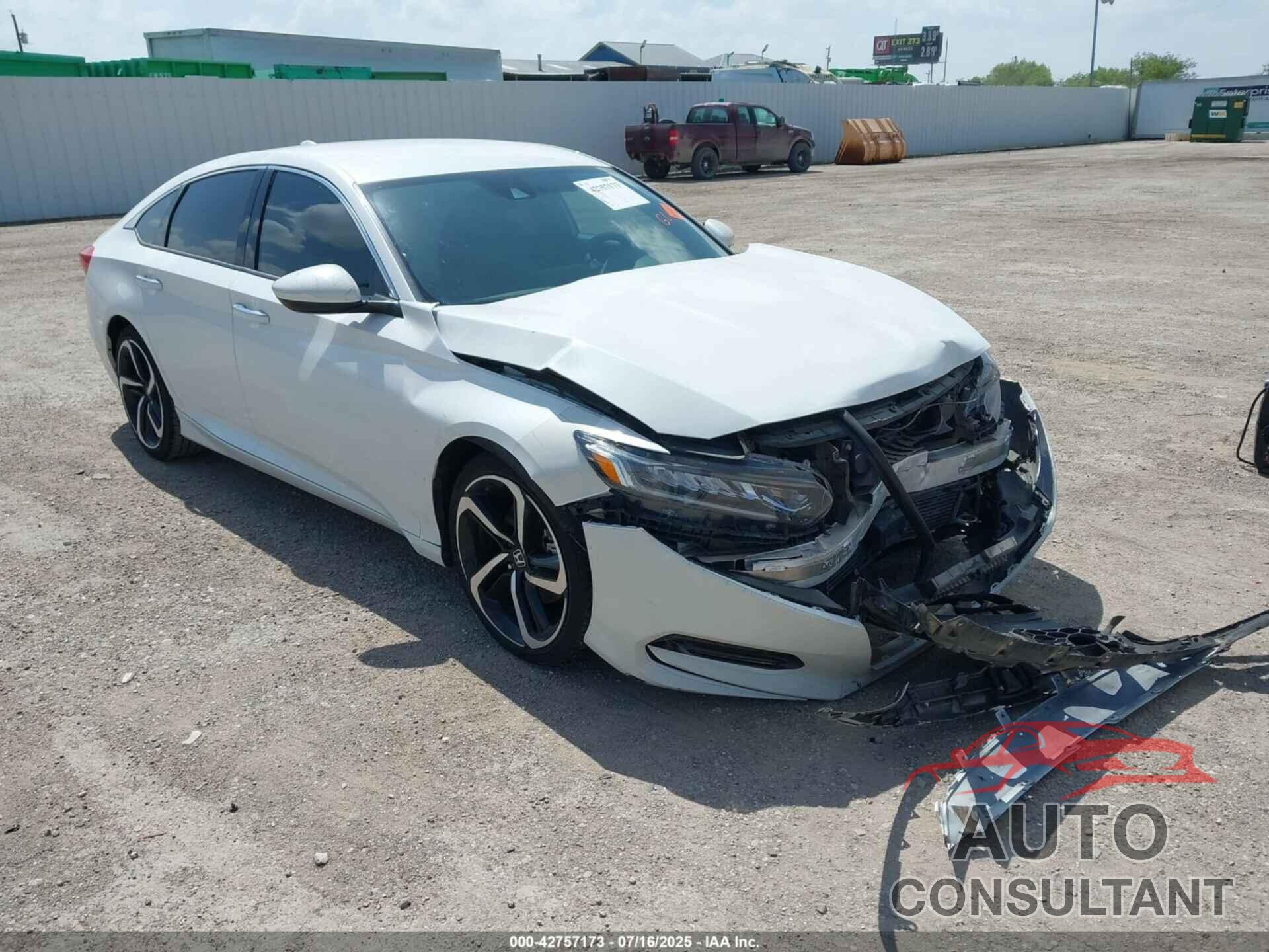 HONDA ACCORD 2018 - 1HGCV1F33JA267281