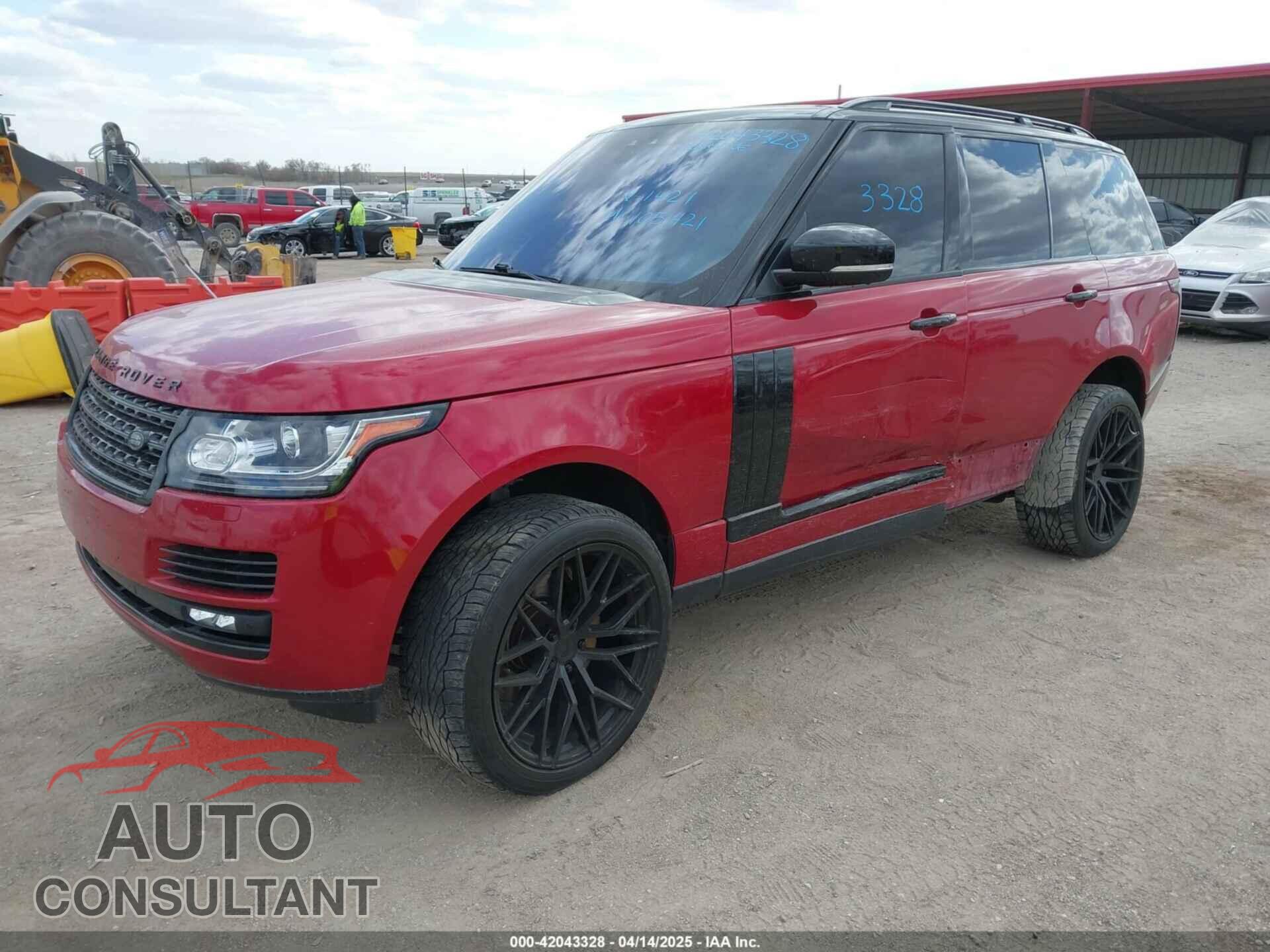 LAND ROVER RANGE ROVER 2017 - SALGS2FE3HA331421