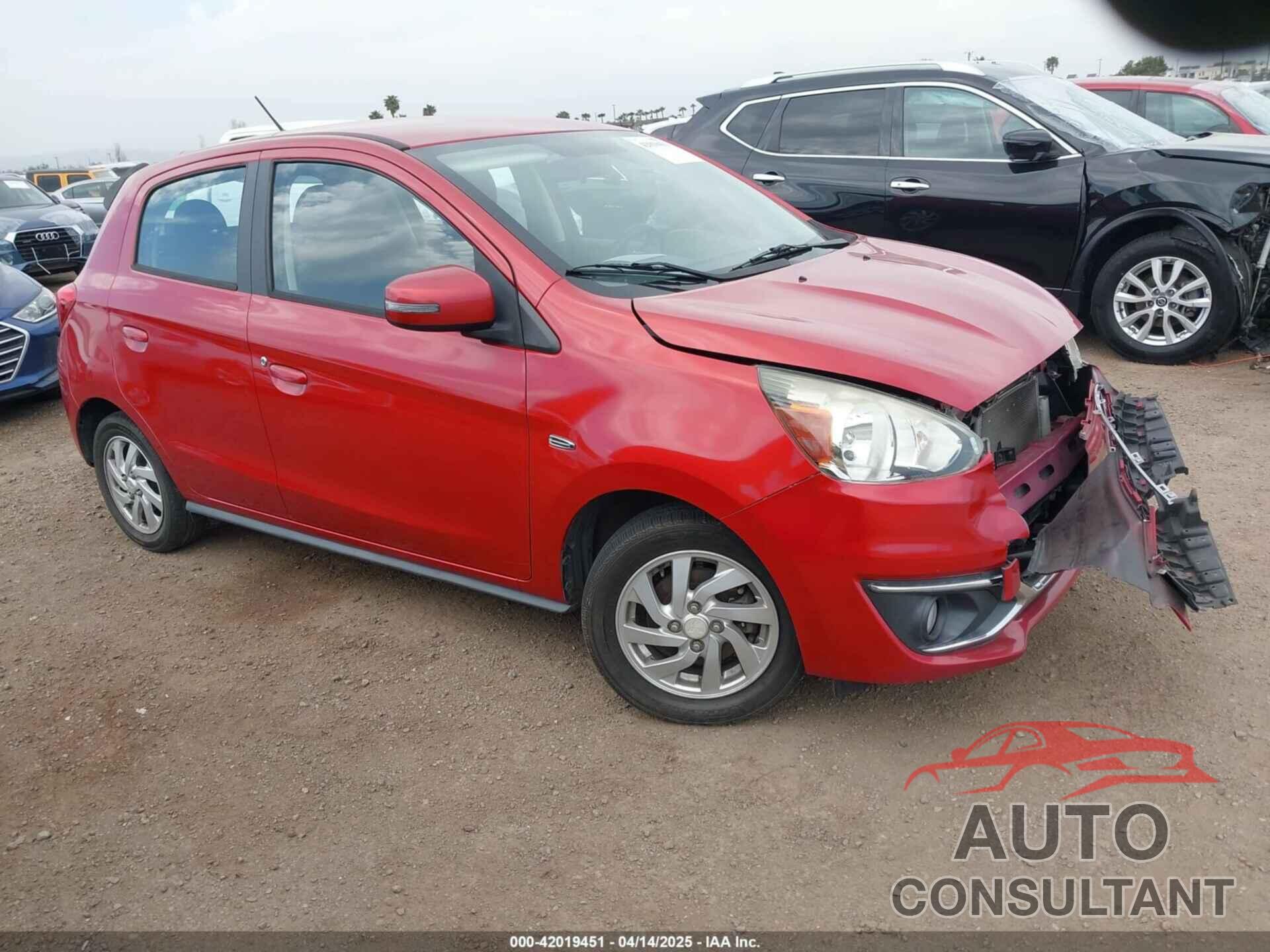 MITSUBISHI MIRAGE 2017 - ML32A4HJ8HH010608