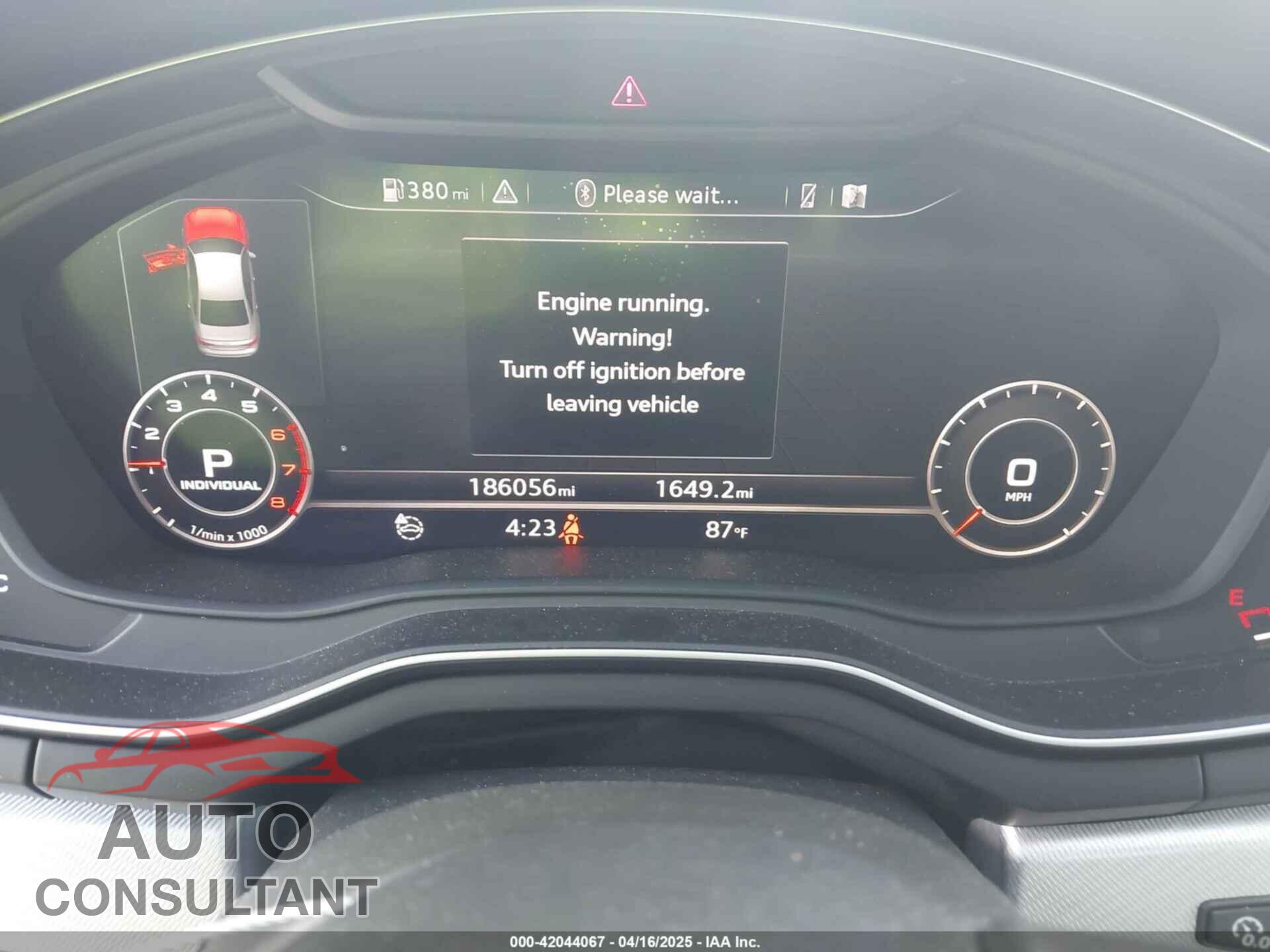 AUDI A4 2017 - WAULMAF48HN036211