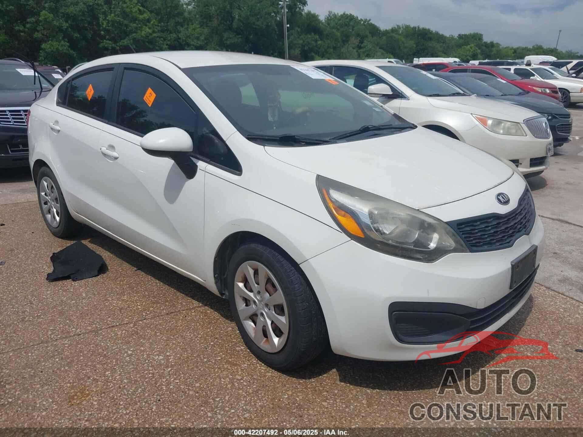 KIA RIO 2013 - KNADM4A36D6148689