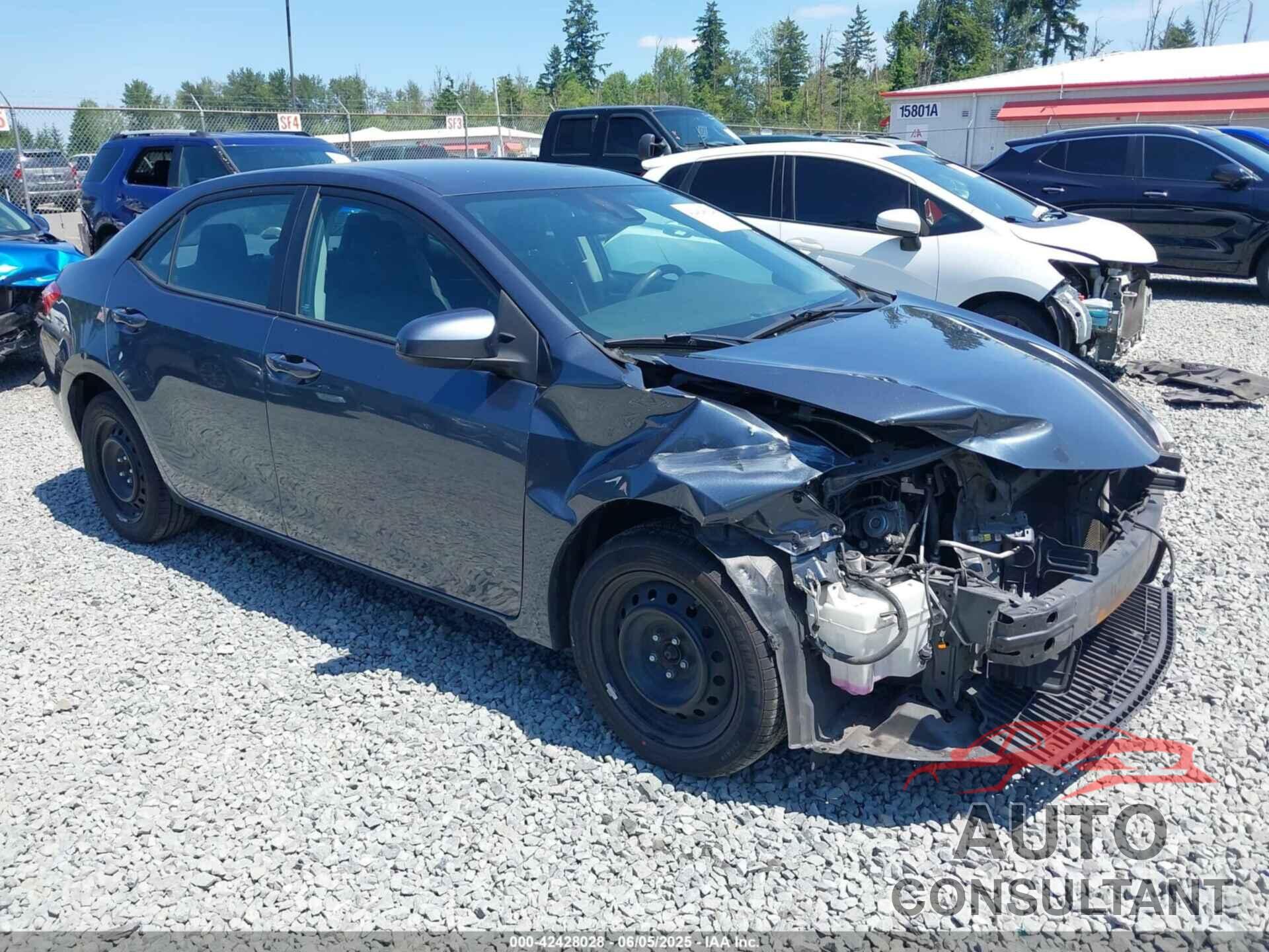 TOYOTA COROLLA 2017 - 2T1BURHE7HC857144