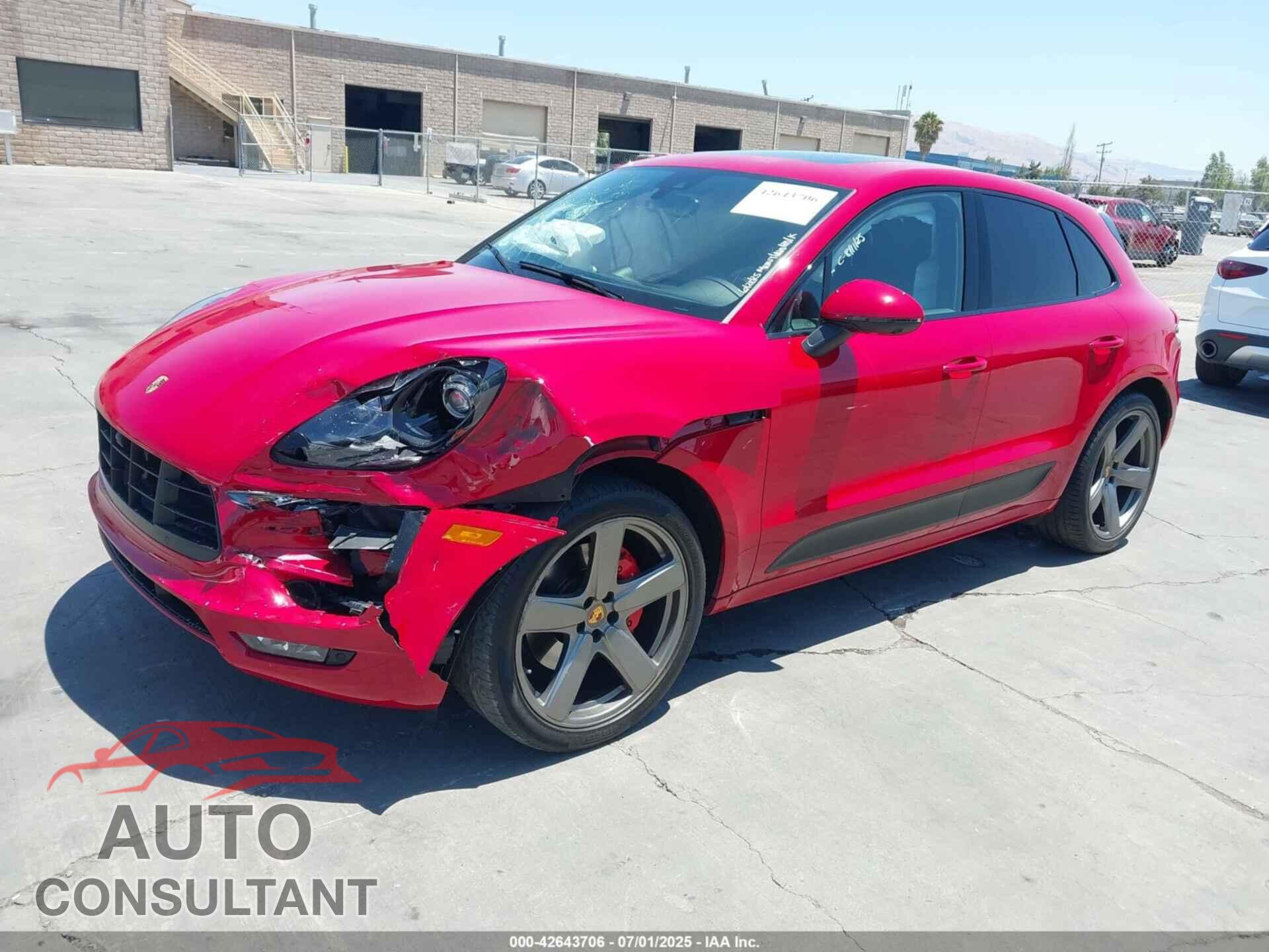 PORSCHE MACAN 2017 - WP1AG2A57HLB52954