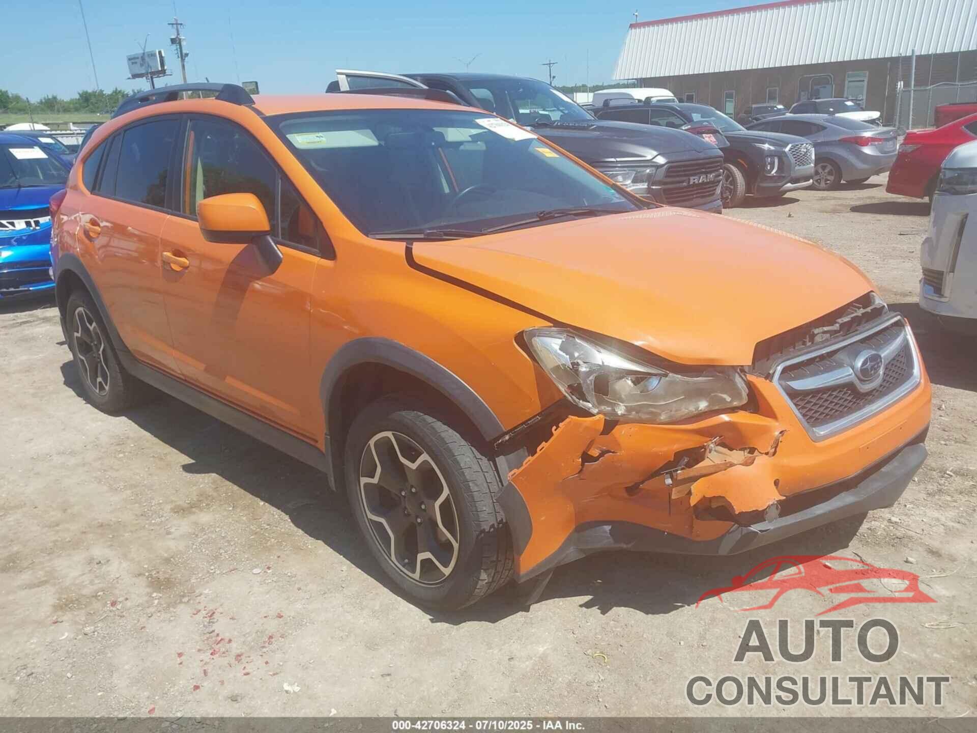 SUBARU XV CROSSTREK 2013 - JF2GPAWC8D2893693