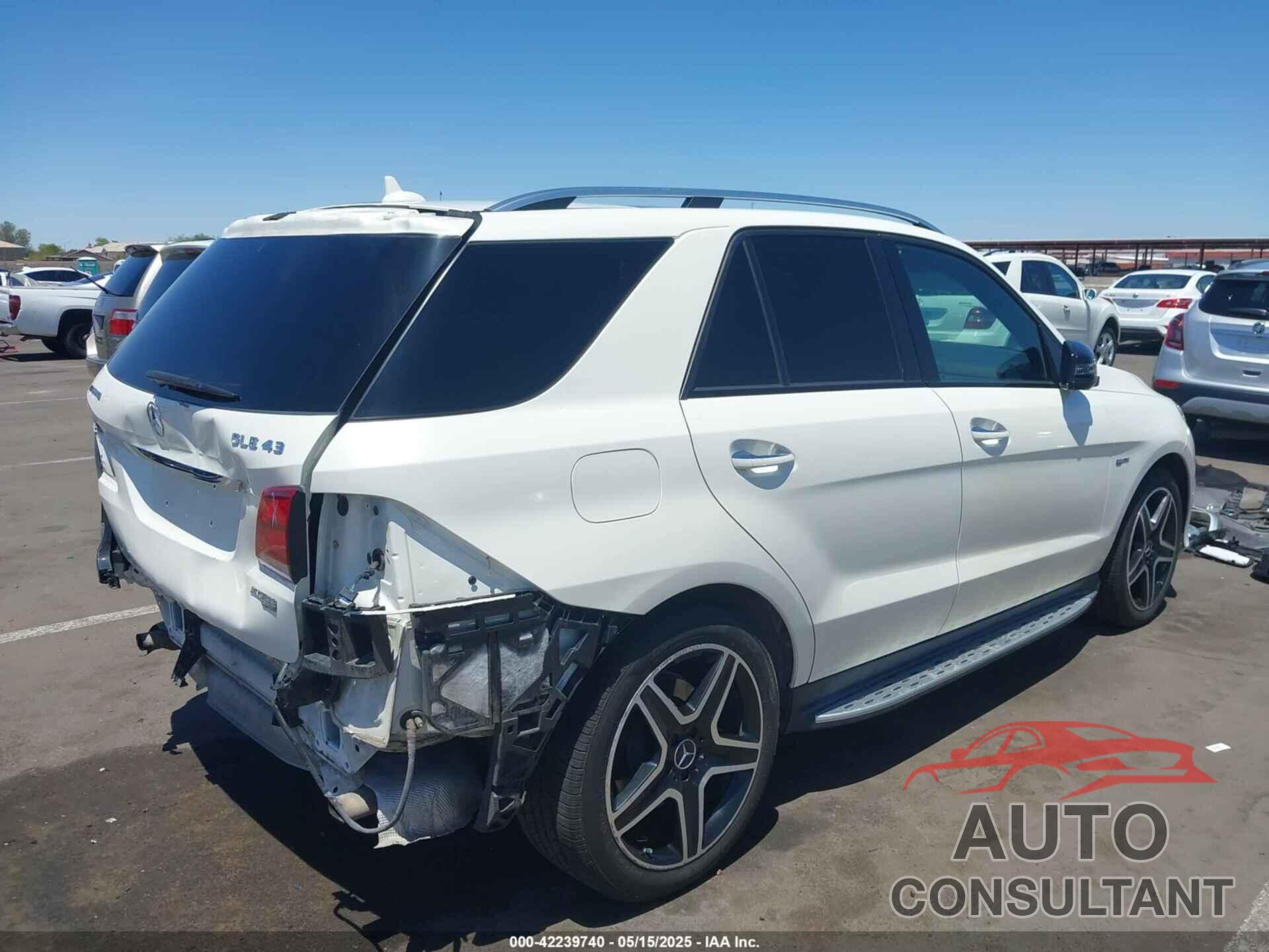 MERCEDES-BENZ AMG GLE 43 2018 - 4JGDA6EB5JA998357