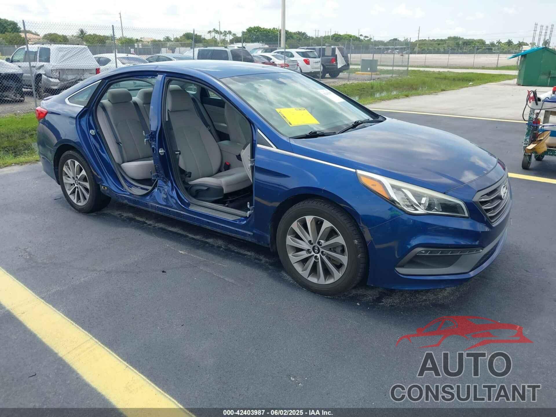 HYUNDAI SONATA 2016 - 5NPE34AF1GH380440