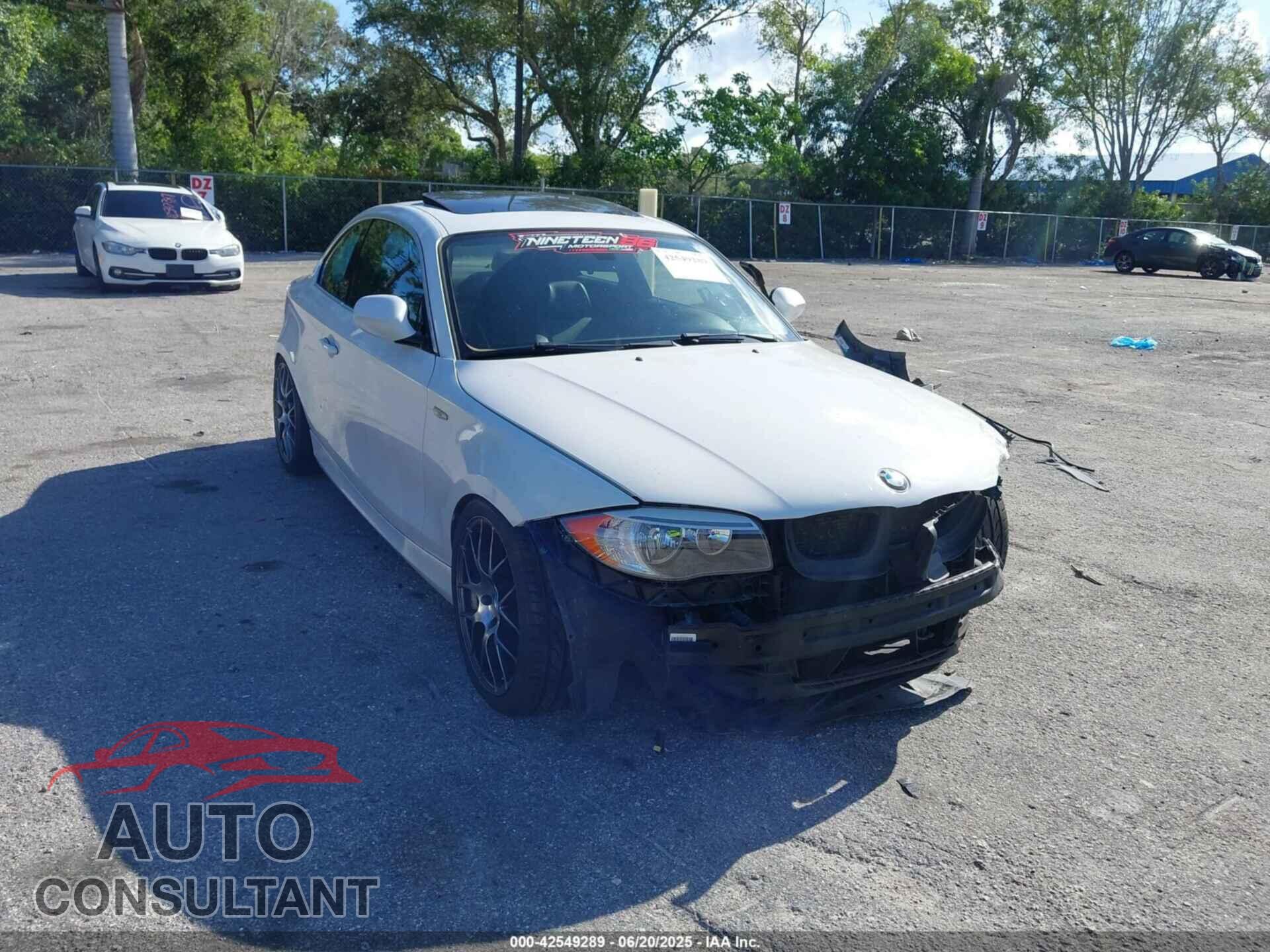 BMW 128I 2013 - WBAUP7C51DVP25285