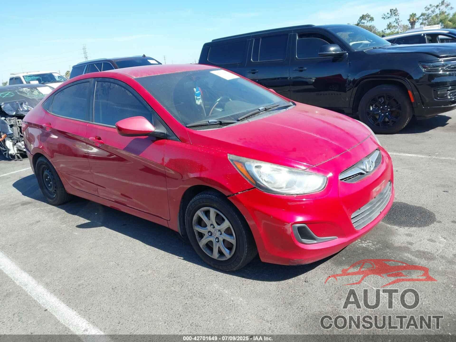 HYUNDAI ACCENT 2012 - KMHCT4AE0CU134649