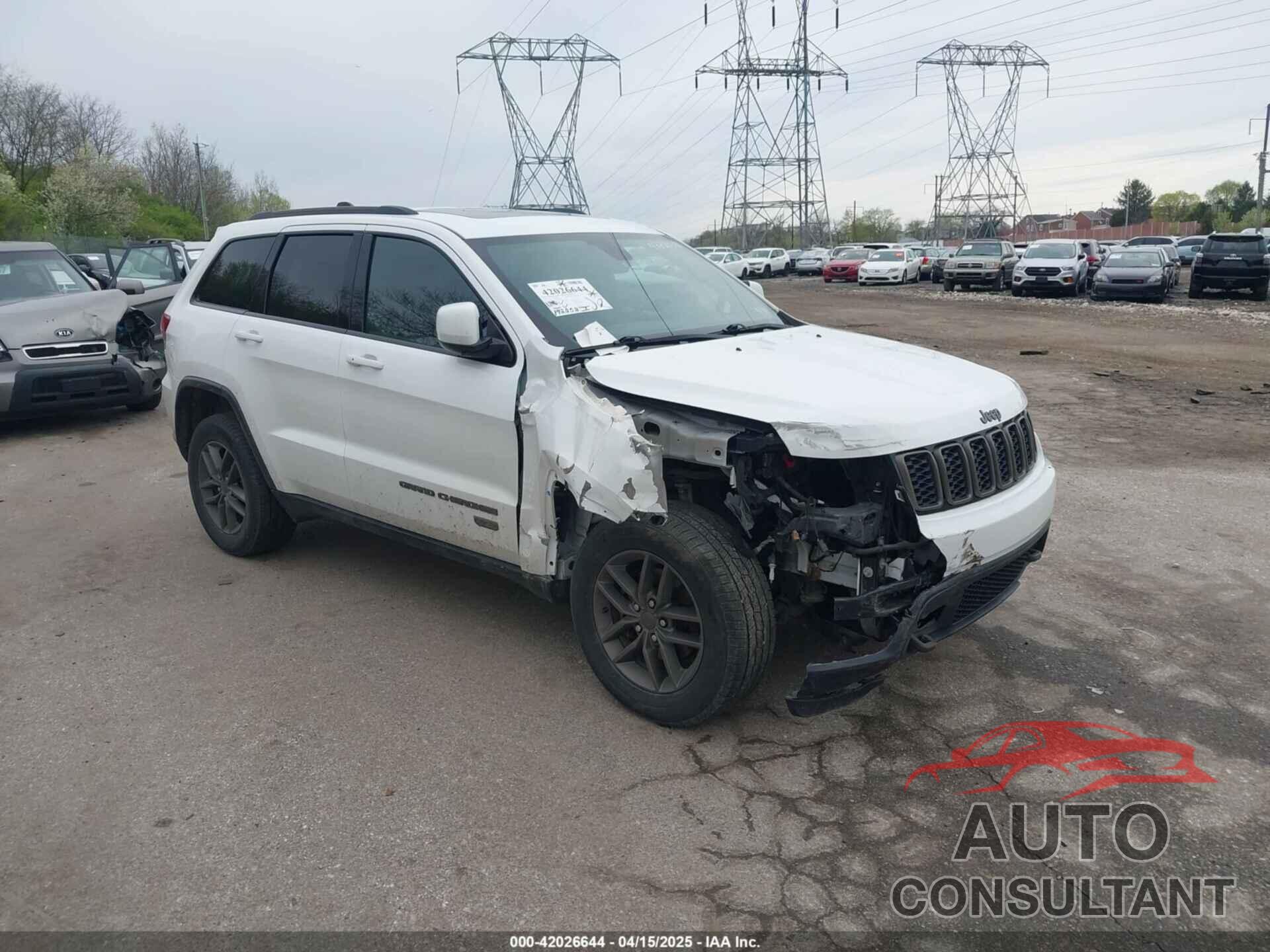 JEEP GRAND CHEROKEE 2016 - 1C4RJFAG5GC498353