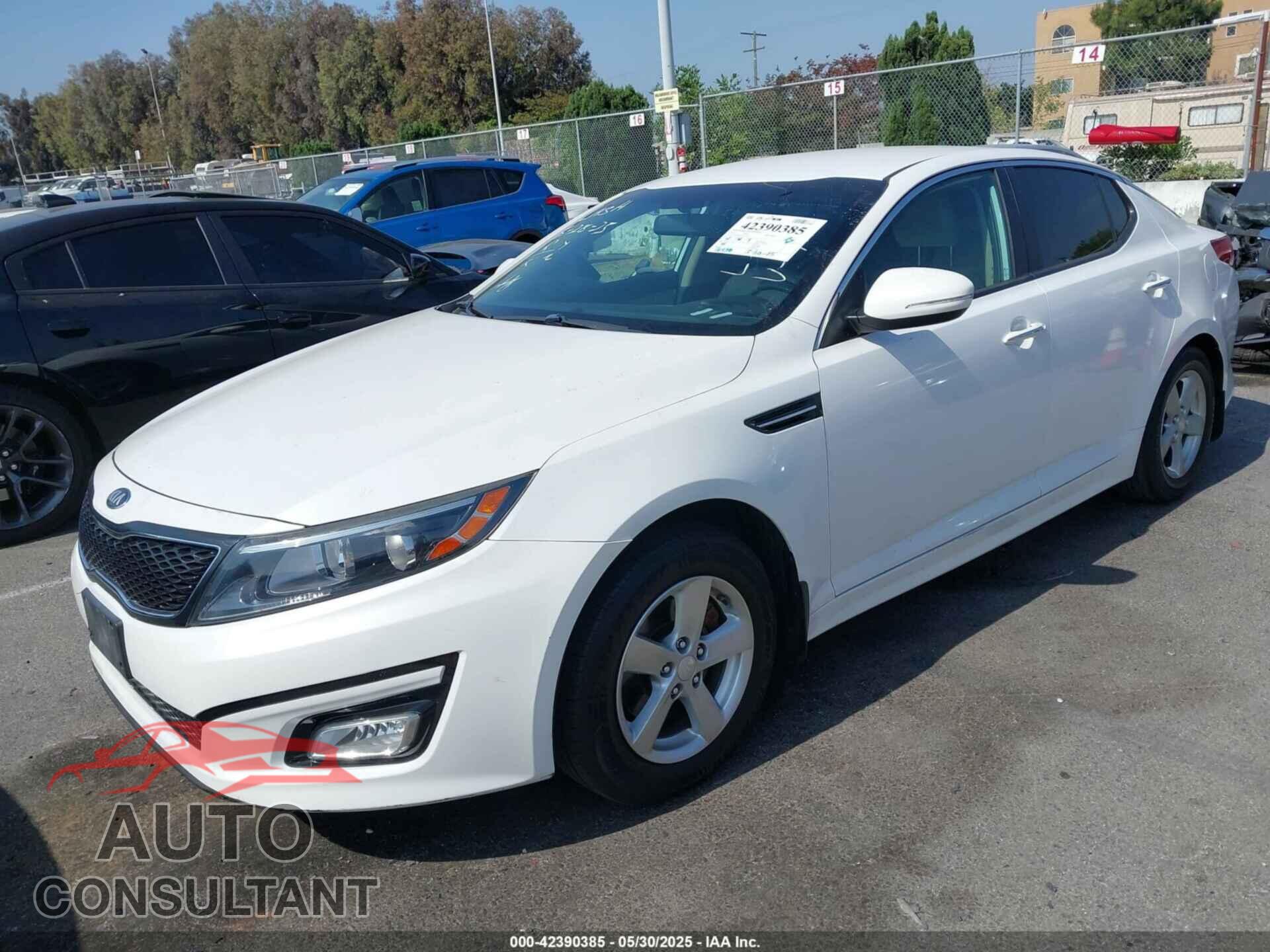 KIA OPTIMA 2015 - KNAGM4A72F5534910