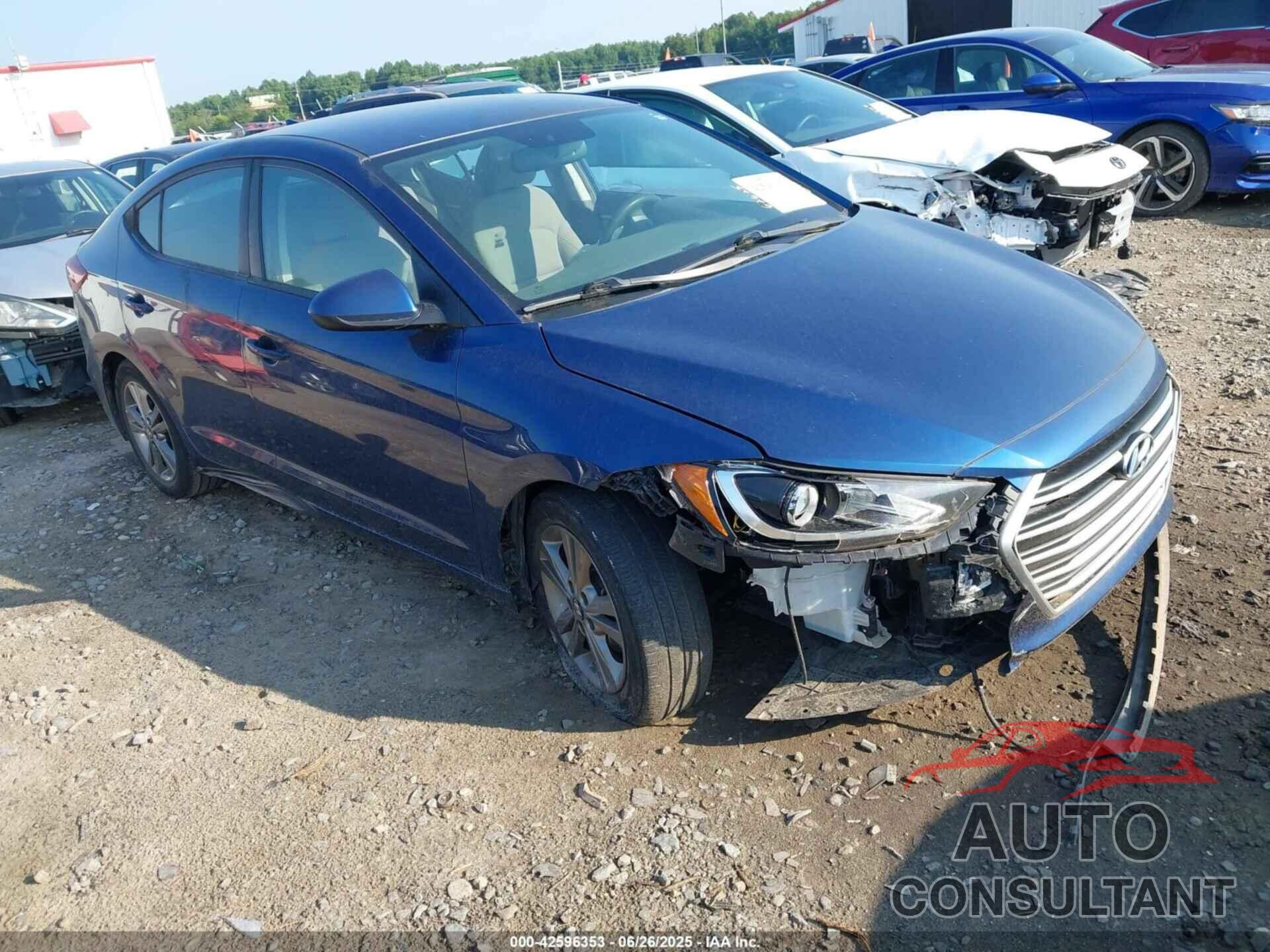 HYUNDAI ELANTRA 2018 - 5NPD84LF9JH331987
