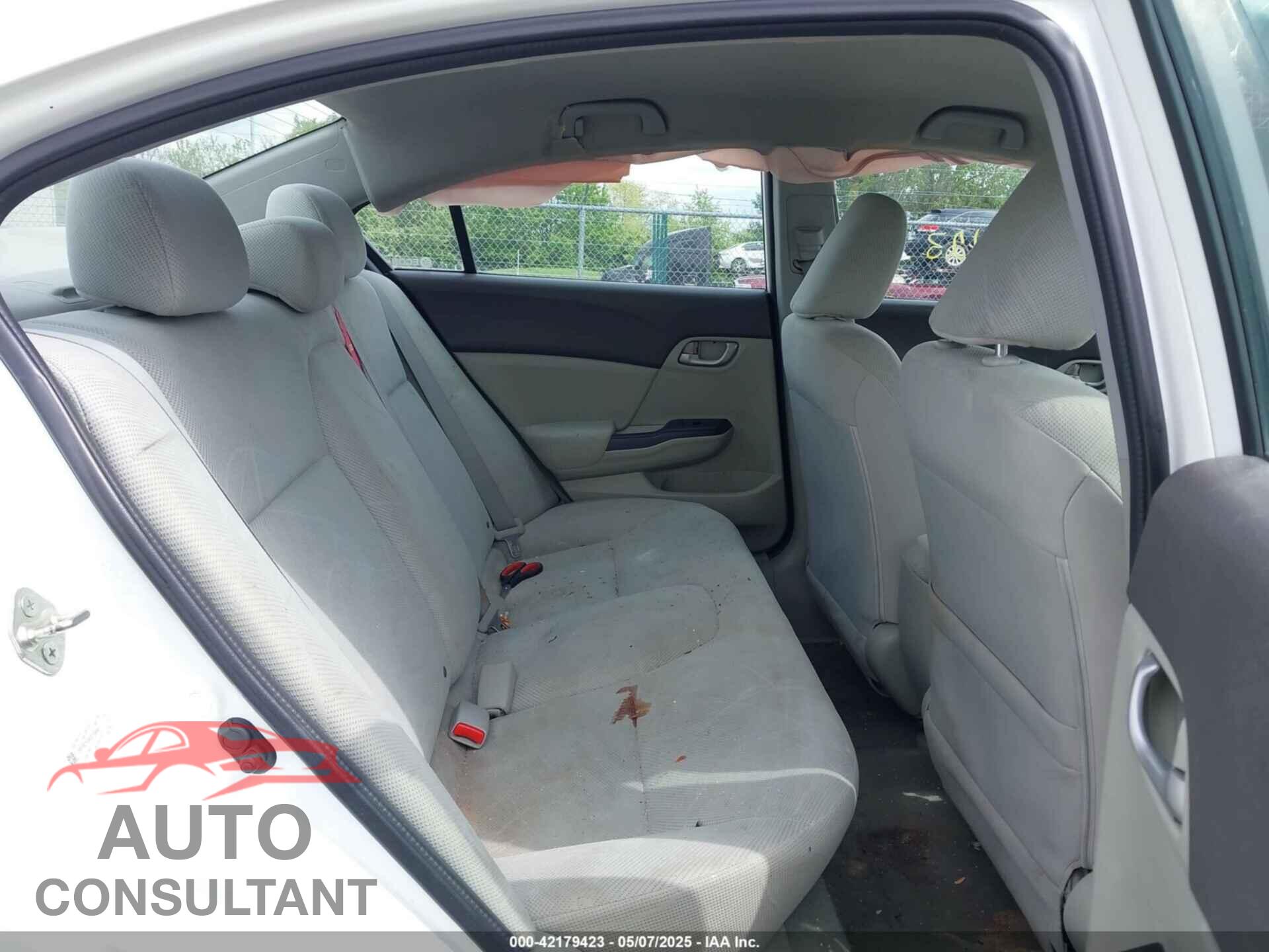 HONDA CIVIC 2012 - 19XFB2F59CE108681
