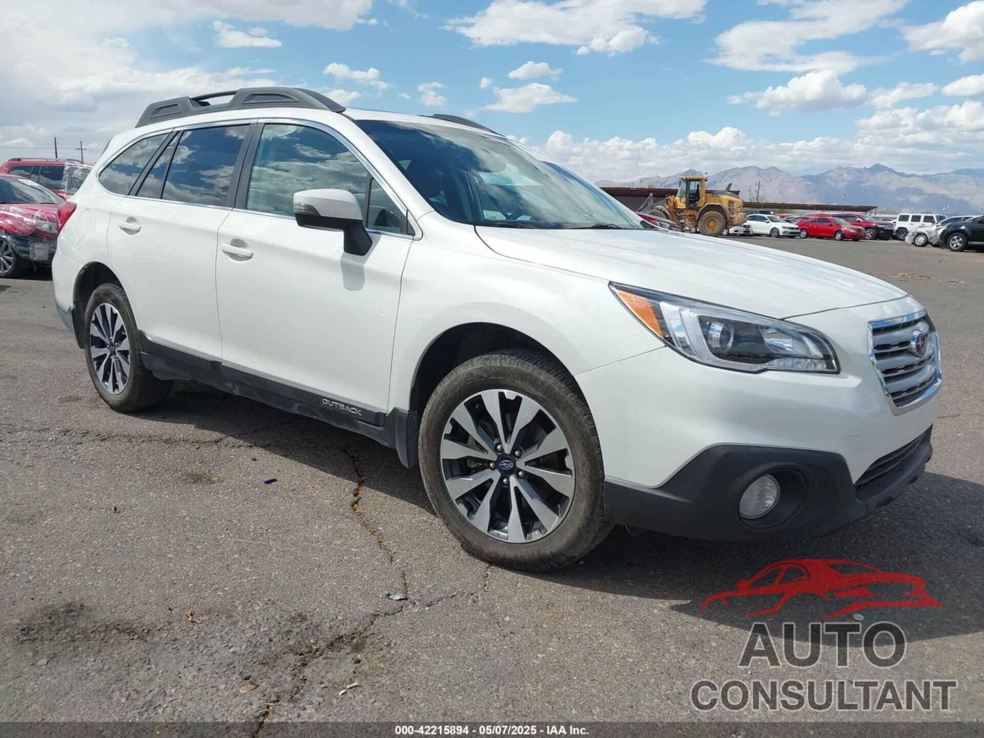 SUBARU OUTBACK 2015 - 4S4BSBNC4F3276086