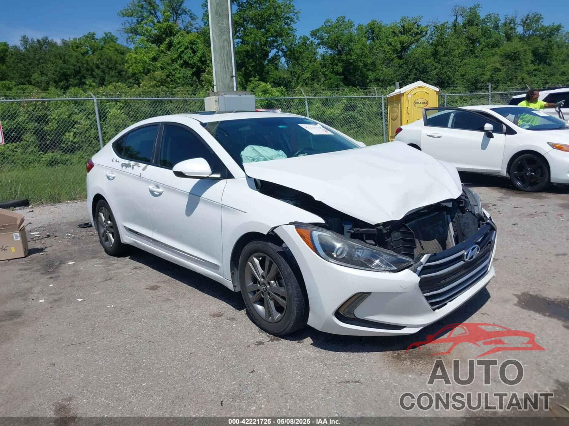HYUNDAI ELANTRA 2018 - 5NPD84LF6JH334832