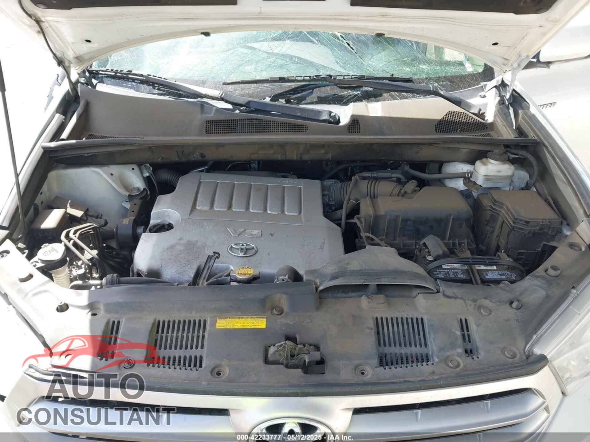 TOYOTA HIGHLANDER 2012 - 5TDDK3EH8CS157529