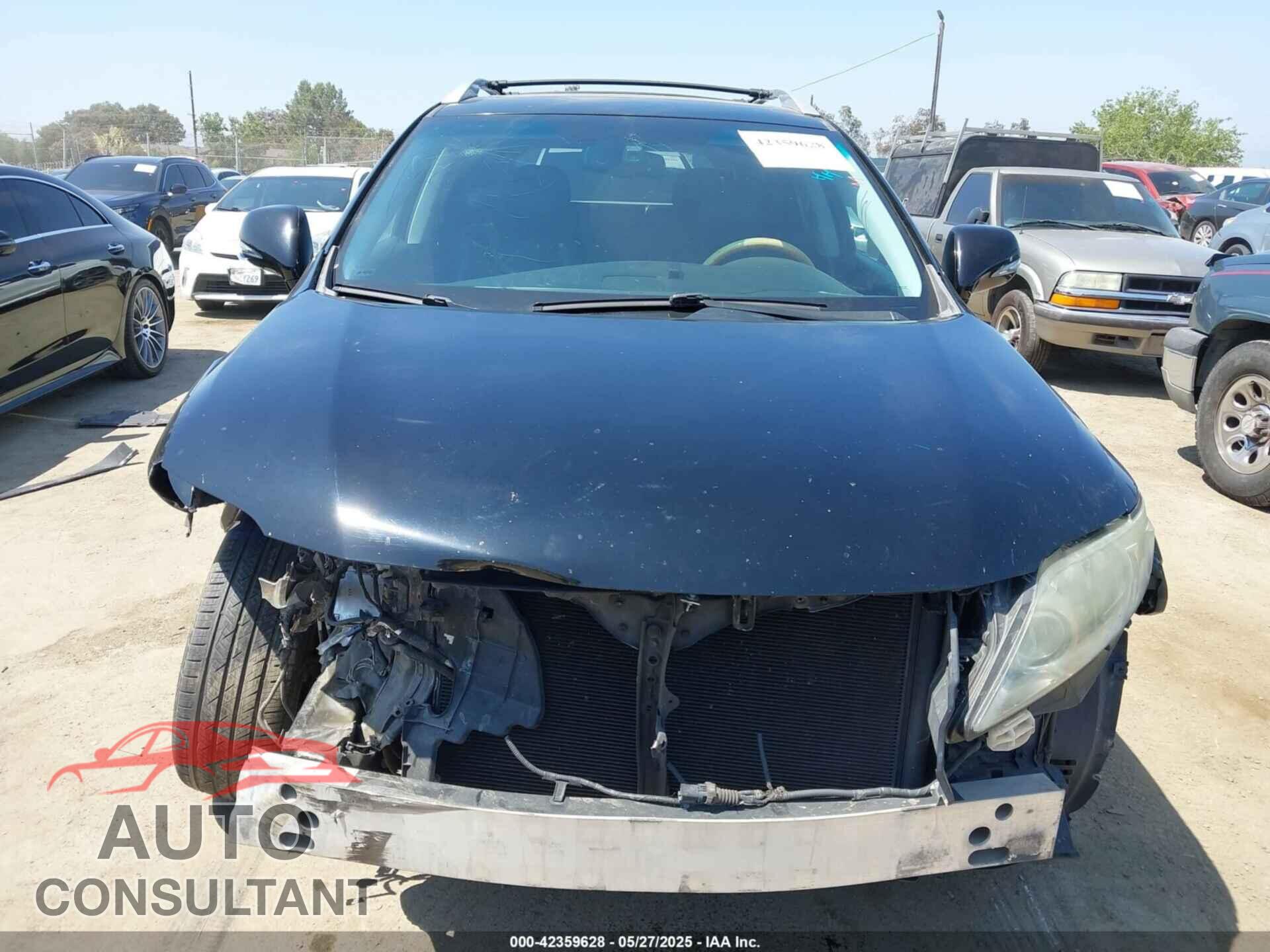 LEXUS RX 2012 - 2T2ZK1BA9CC076772