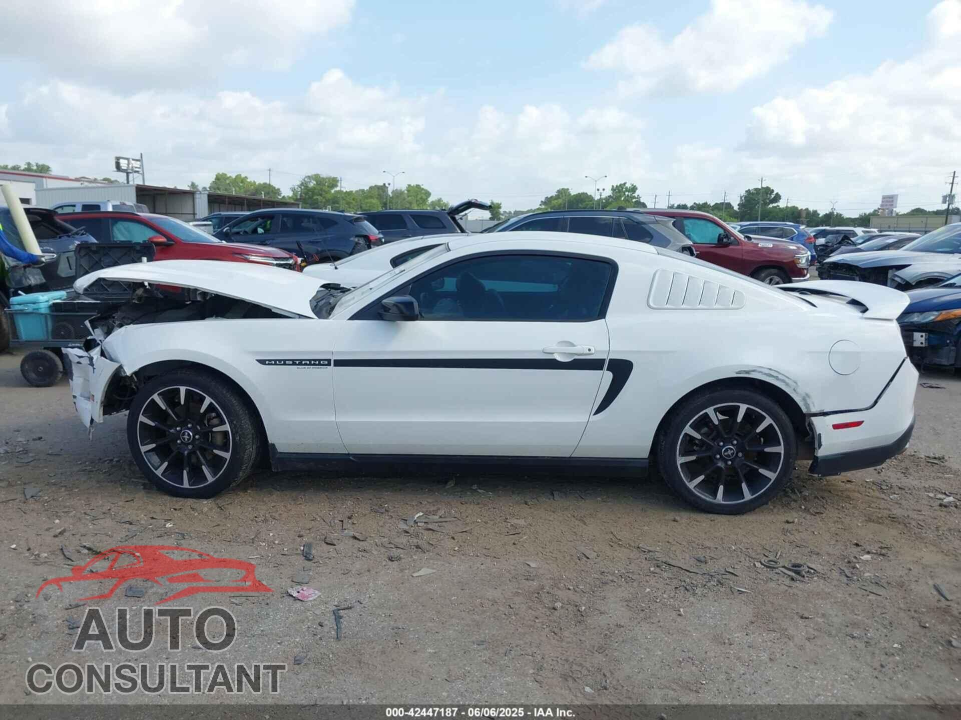FORD MUSTANG 2012 - 1ZVBP8AM2C5263373