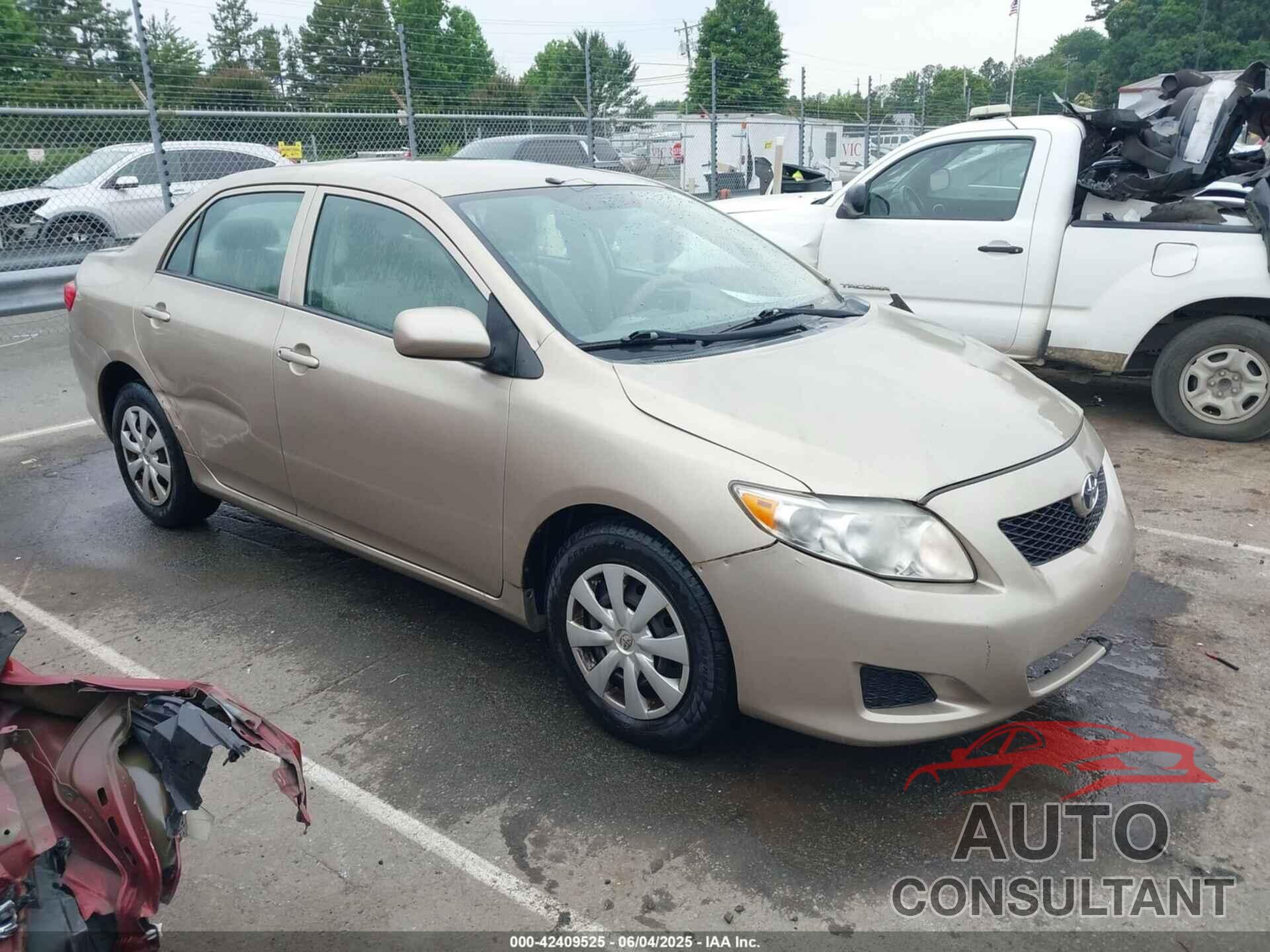 TOYOTA COROLLA 2009 - 2T1BU40E99C058370