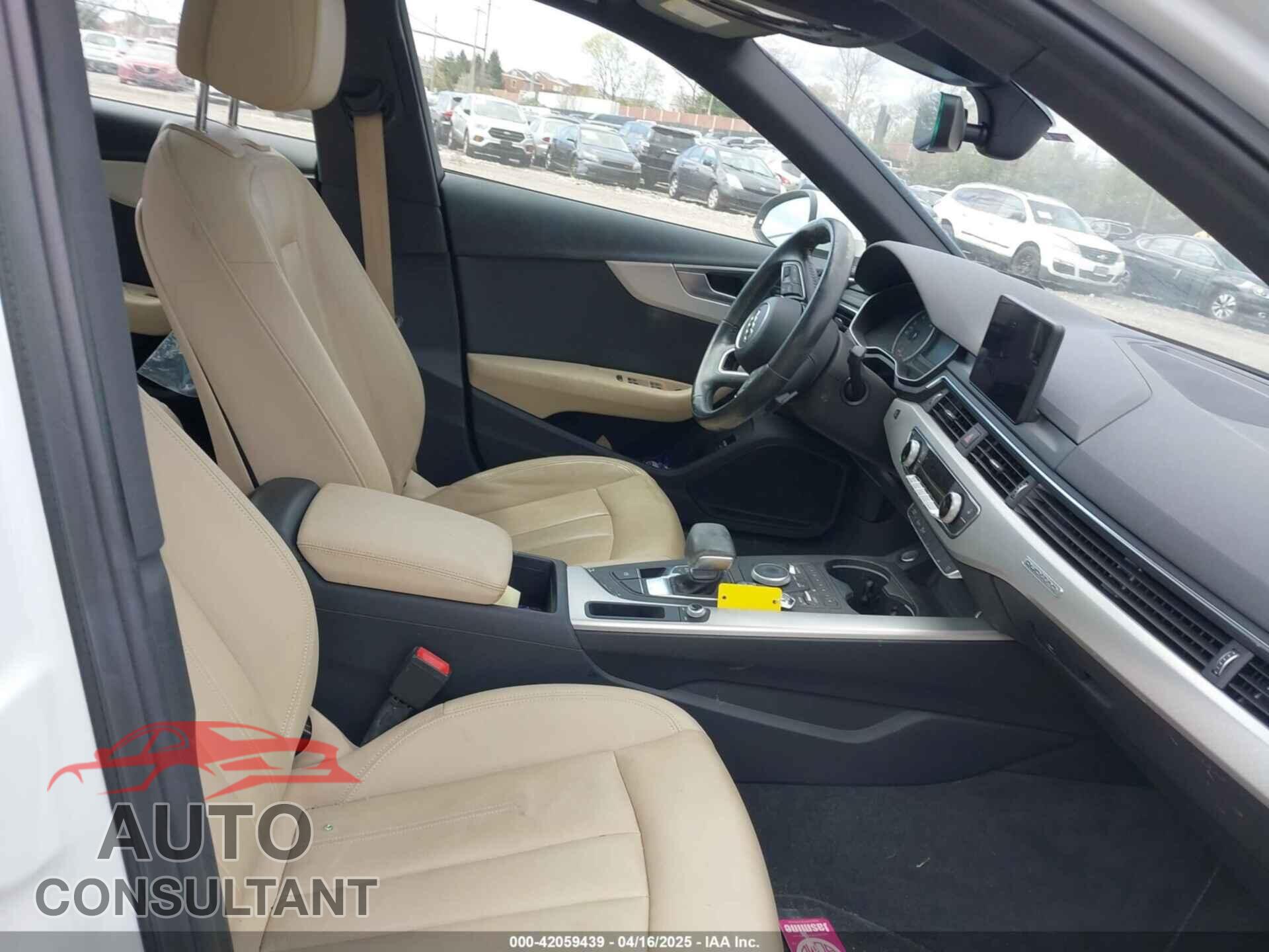 AUDI A4 2017 - WAUANAF40HN035154