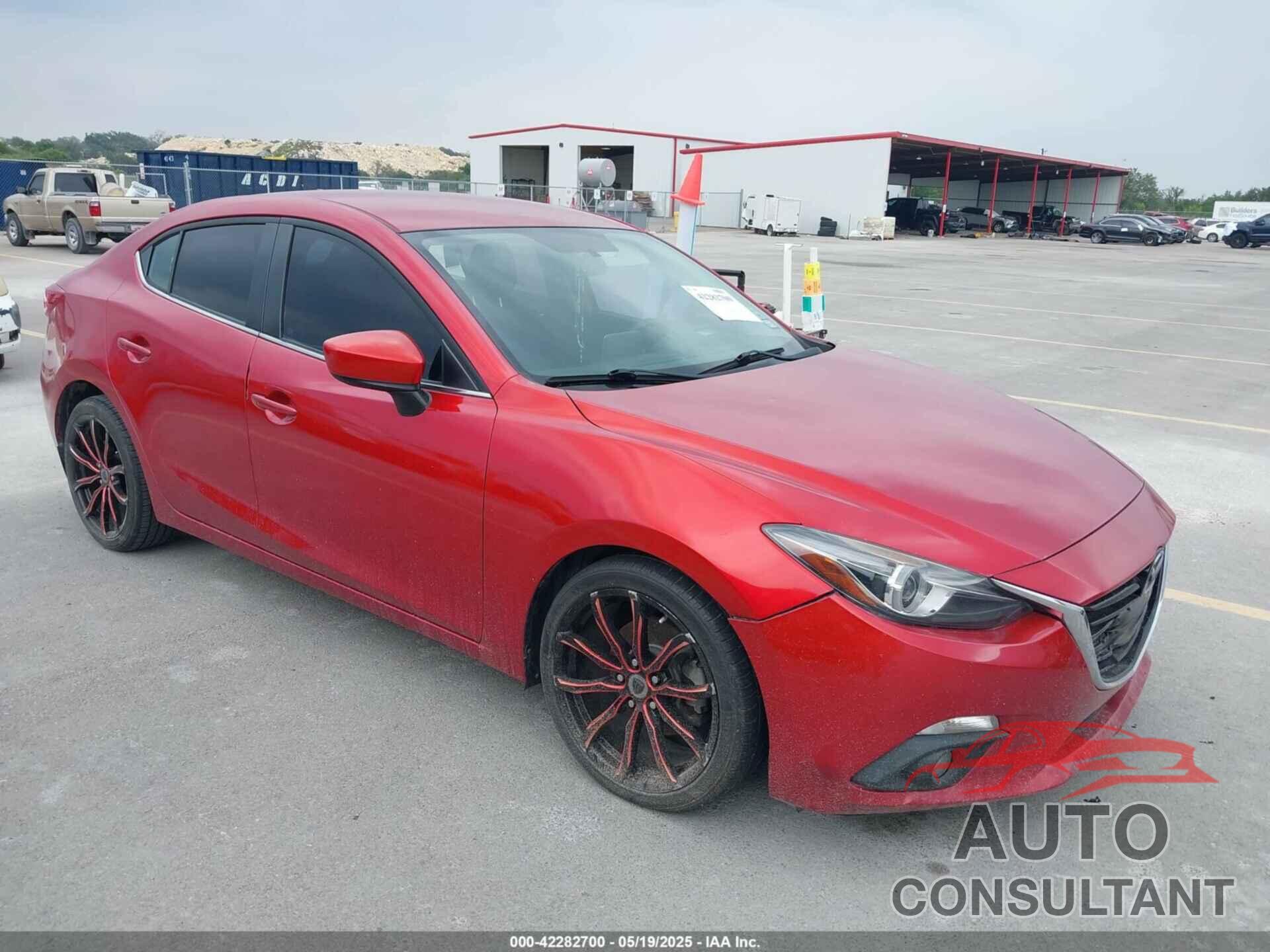 MAZDA MAZDA3 2014 - JM1BM1V31E1130683