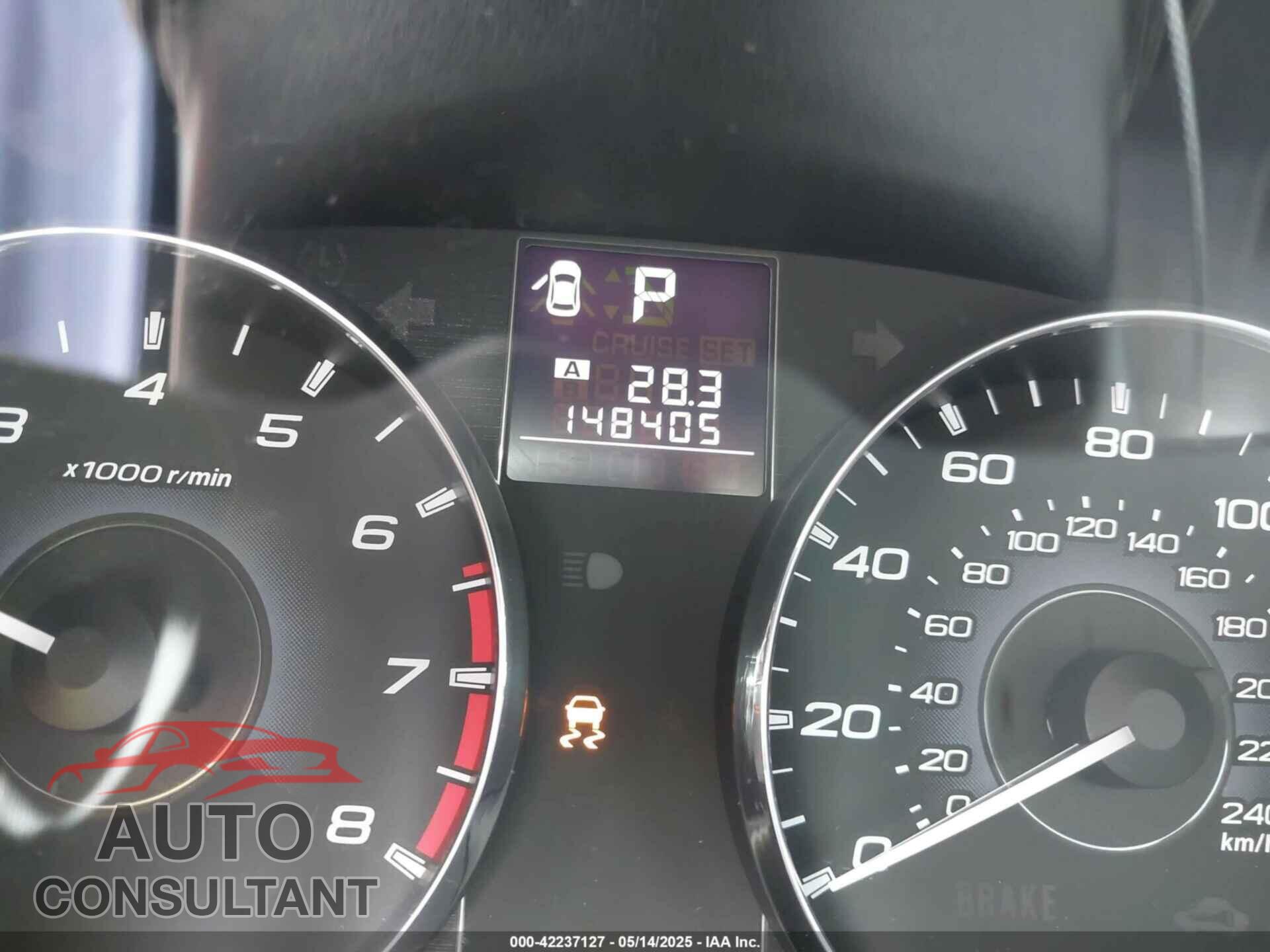 SUBARU OUTBACK 2012 - 4S4BRBAC9C3288151