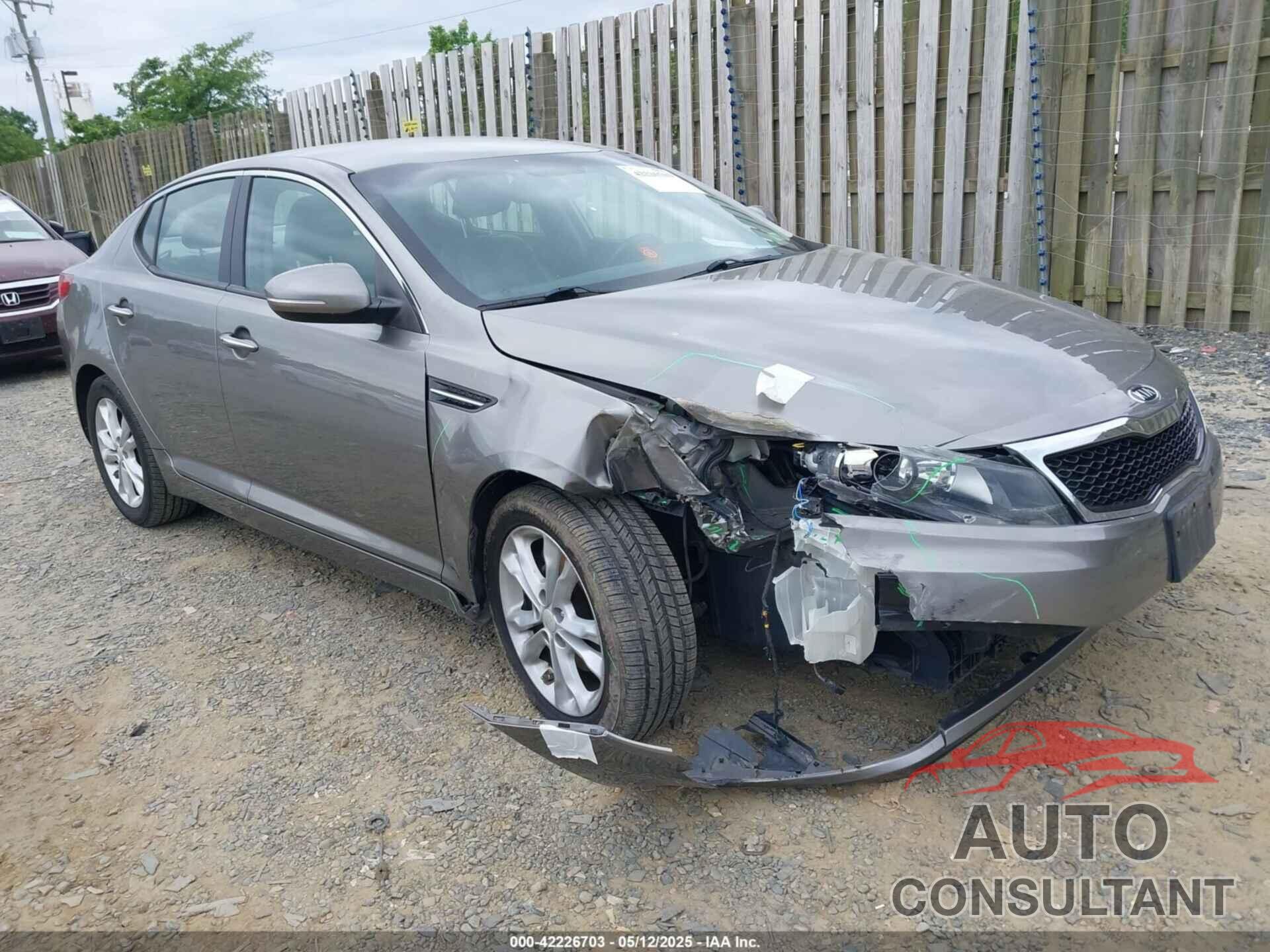 KIA OPTIMA 2012 - 5XXGN4A78CG080766