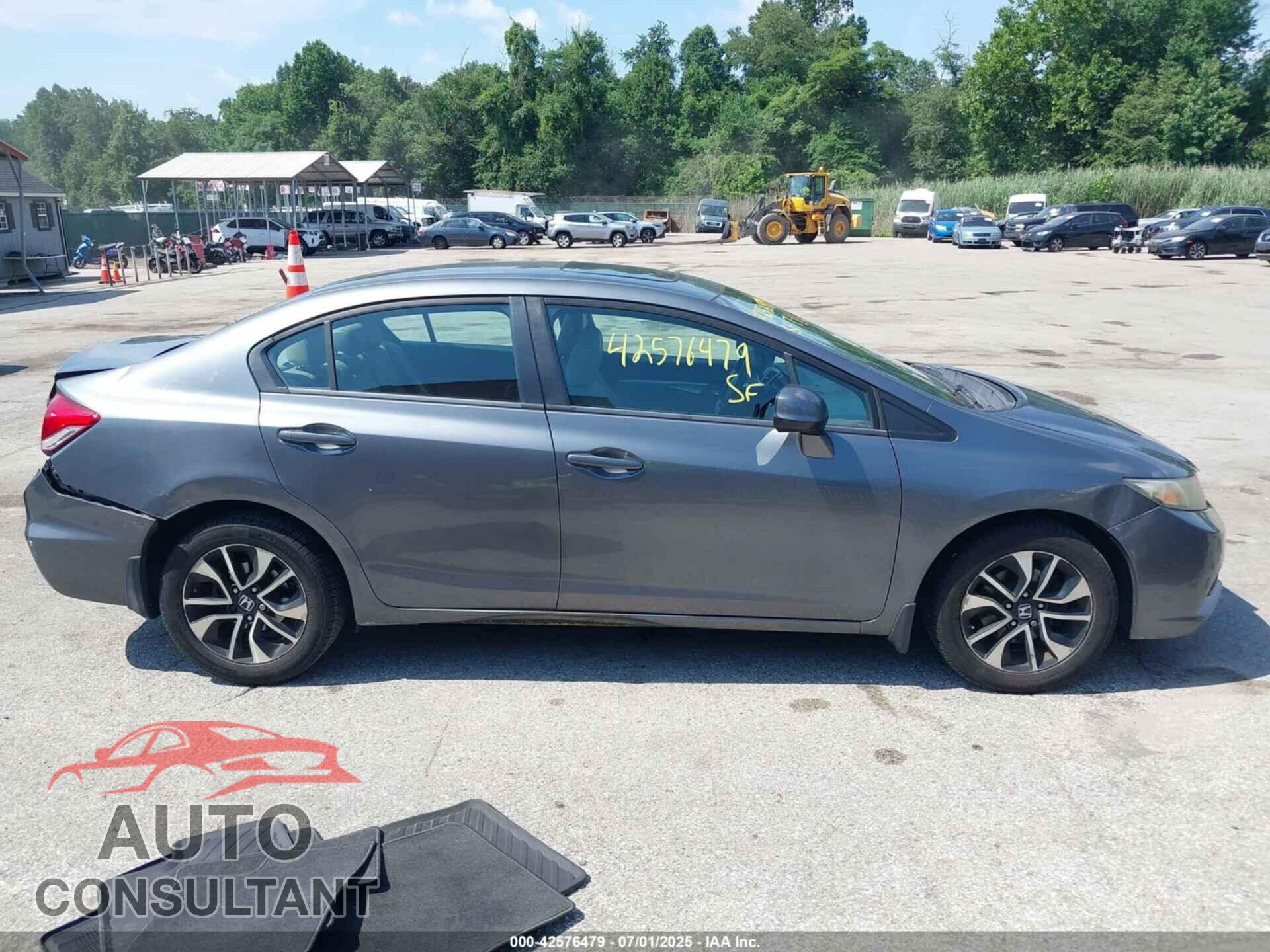 HONDA CIVIC 2013 - 19XFB2F98DE201499