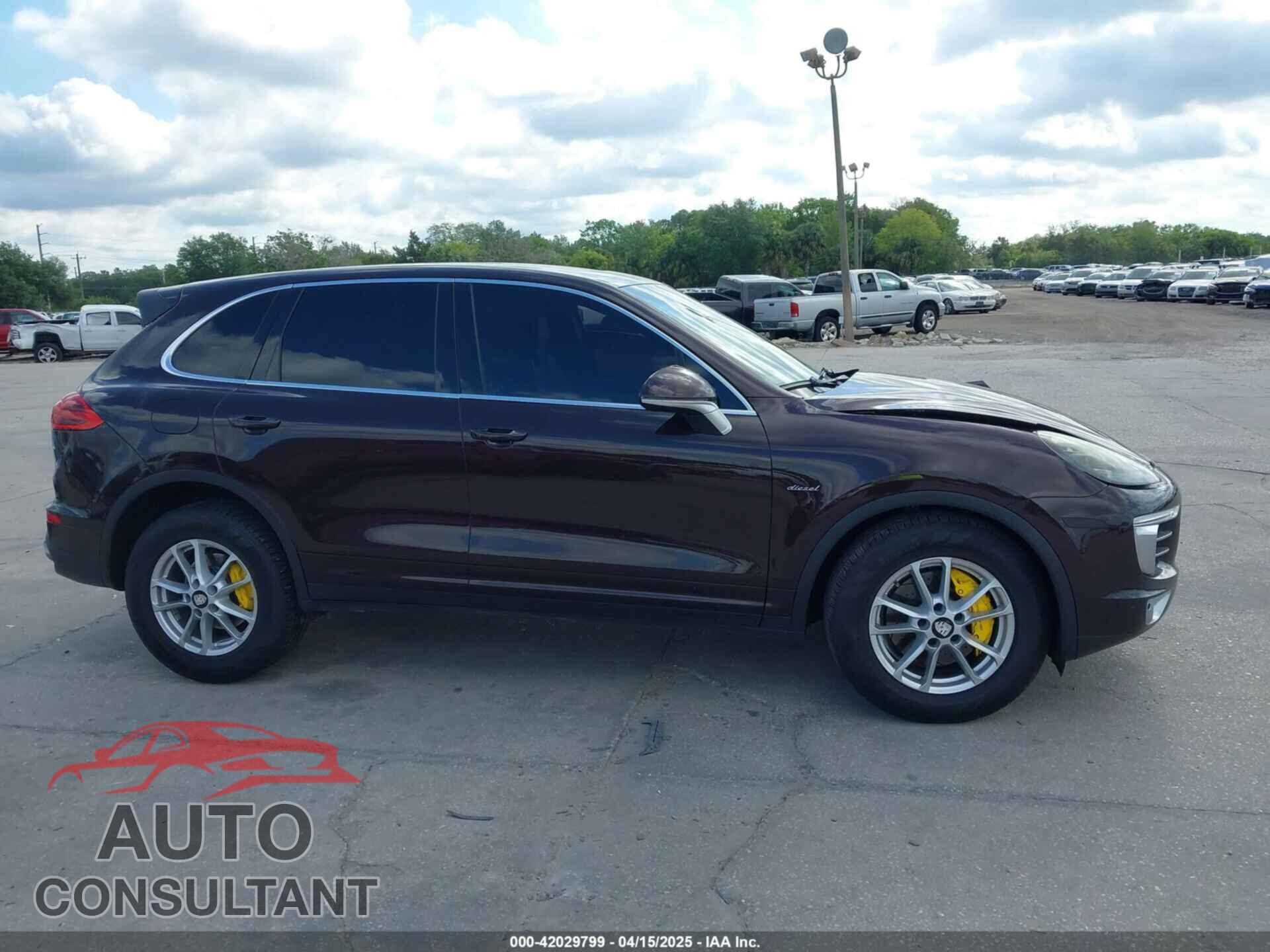 PORSCHE CAYENNE 2015 - WP1AF2A26FLA44086