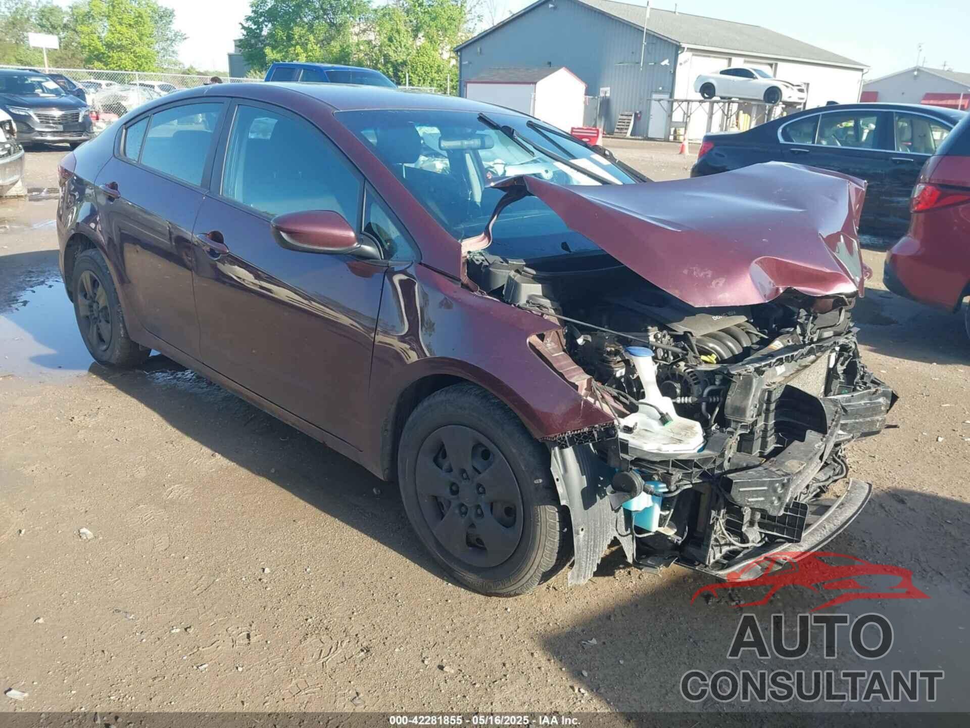 KIA FORTE 2017 - 3KPFK4A78HE050199