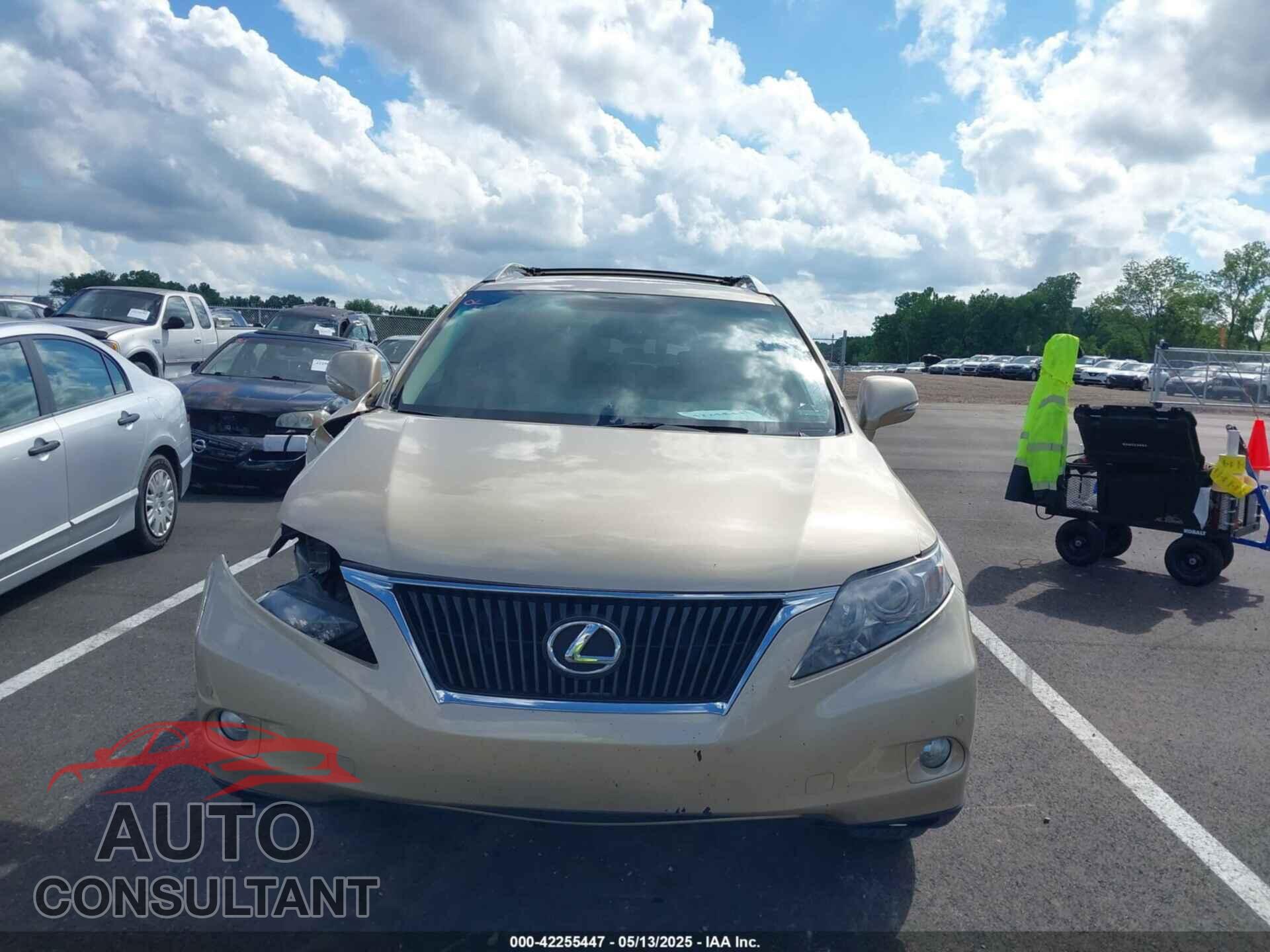 LEXUS RX 350 2010 - 2T2ZK1BA9AC020120