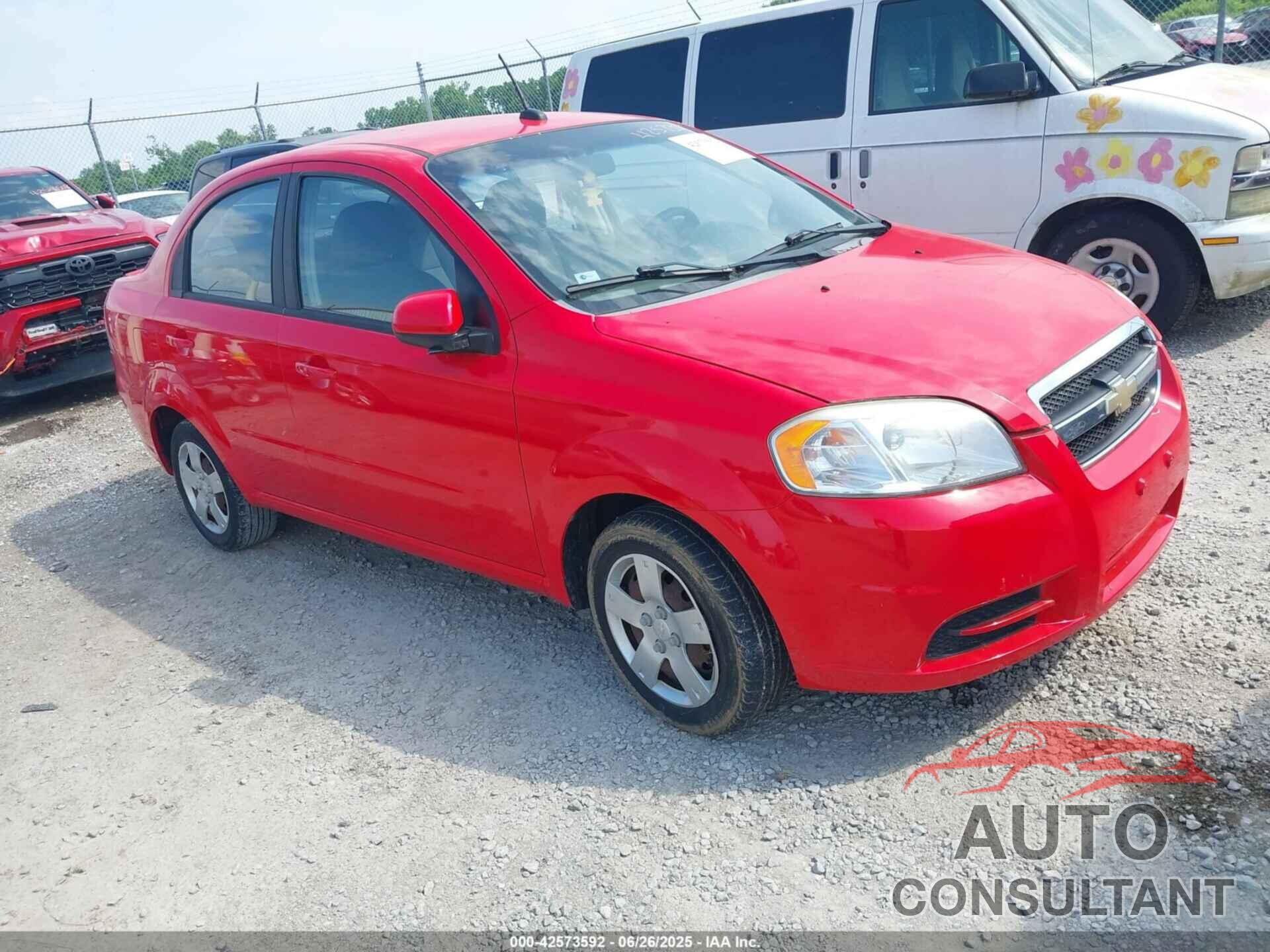 CHEVROLET AVEO 2011 - KL1TD5DEXBB141242