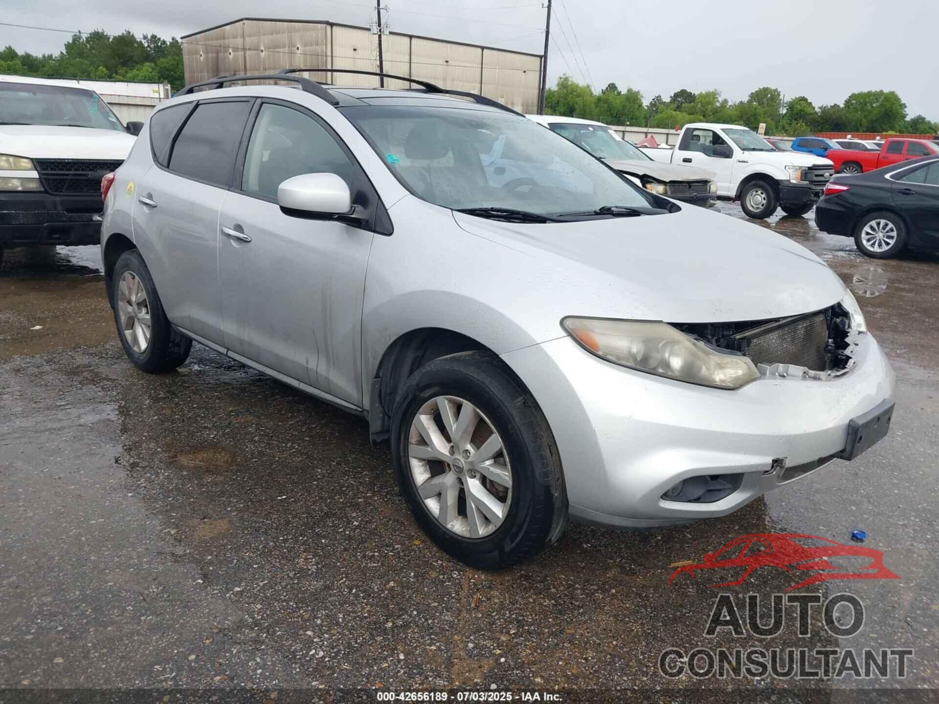 NISSAN MURANO 2011 - JN8AZ1MU2BW060167