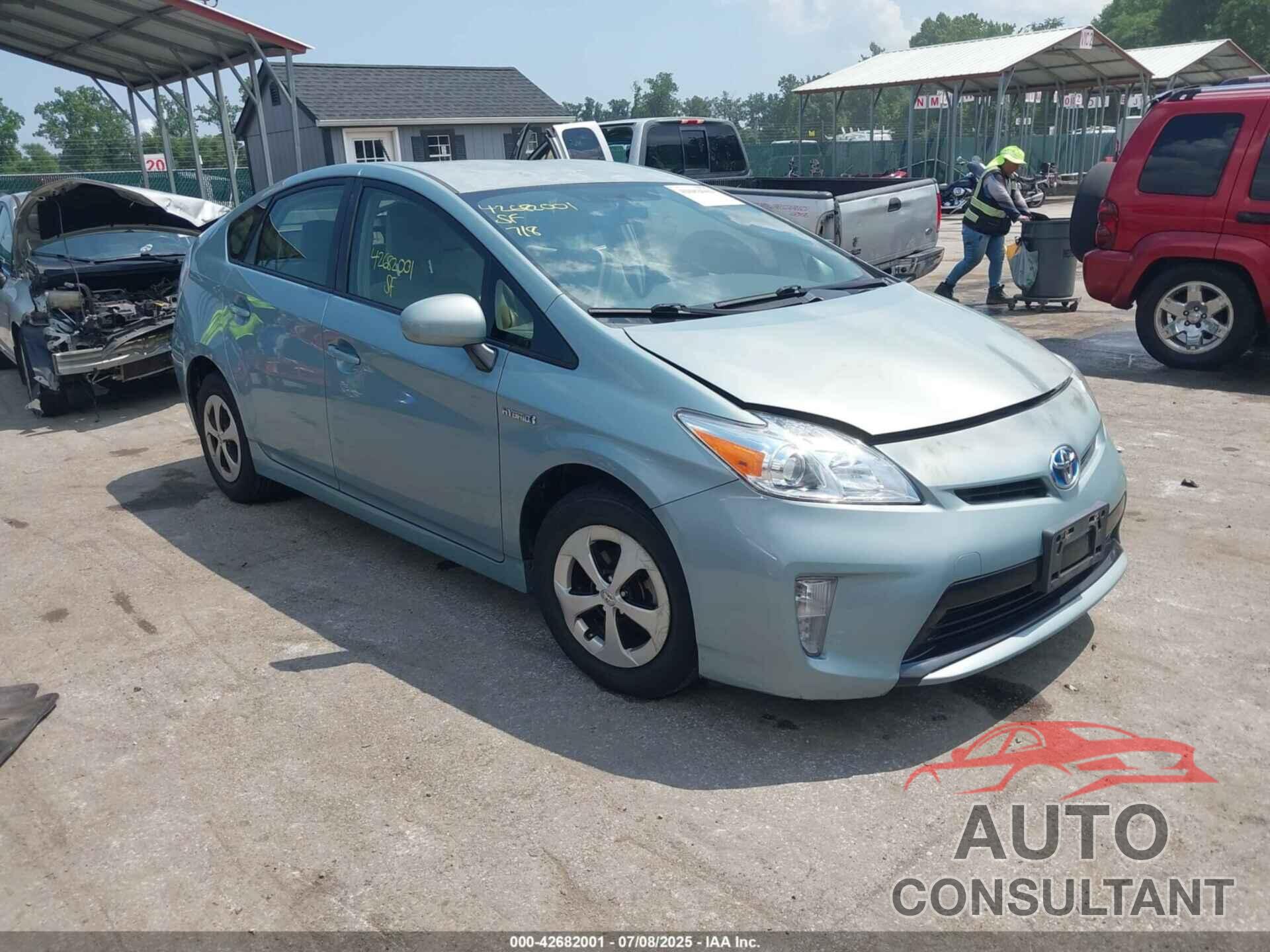 TOYOTA PRIUS 2012 - JTDKN3DU9C5436488