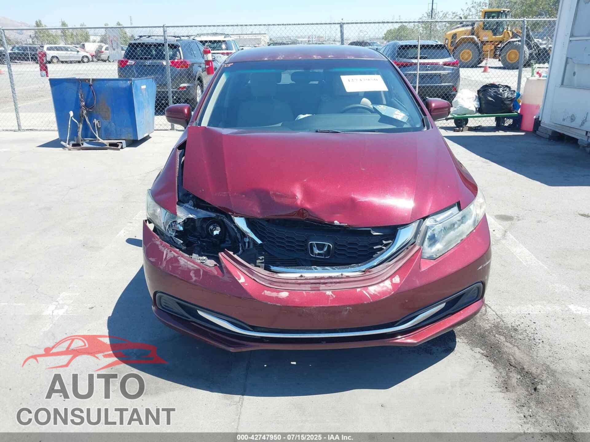 HONDA CIVIC 2015 - 2HGFB2F59FH520240