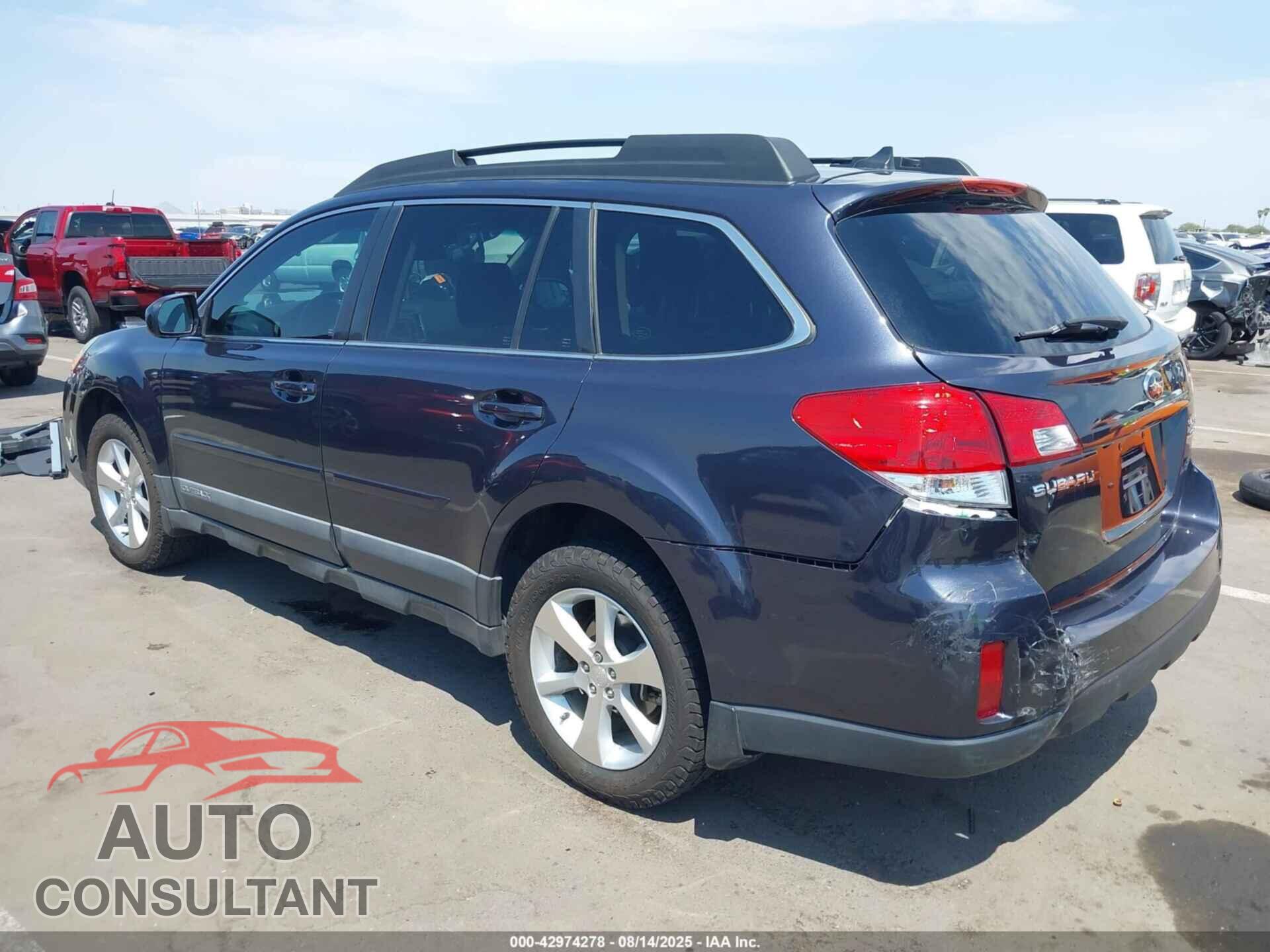 SUBARU OUTBACK 2013 - 4S4BRBKC7D3318392