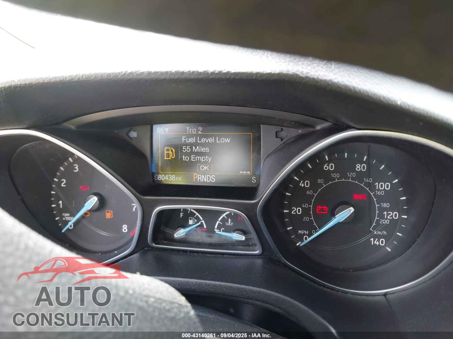 FORD FOCUS 2018 - 1FADP3FEXJL202948