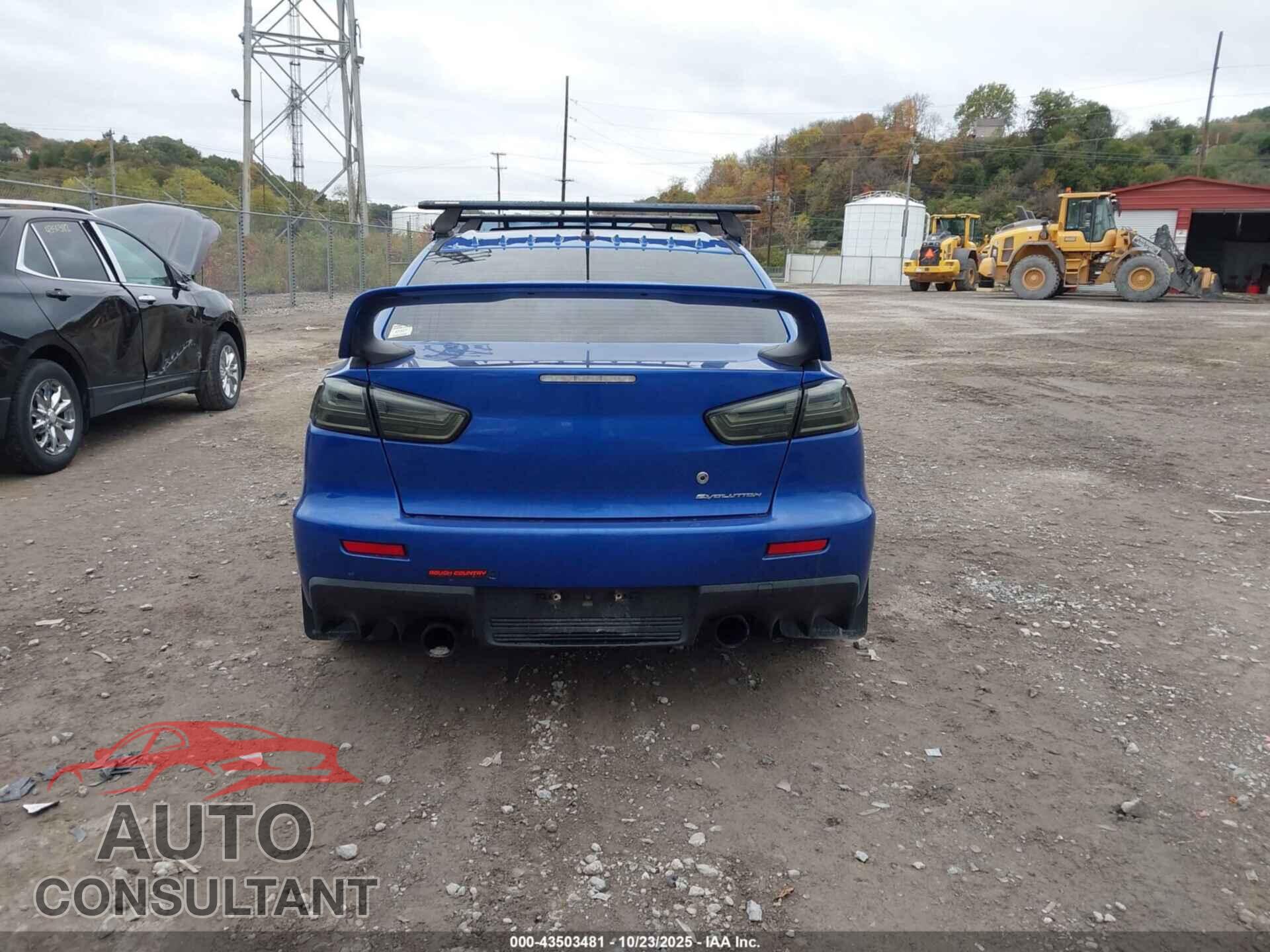 MITSUBISHI LANCER EVOLUTION 2012 - JA32W8FV6CU028552