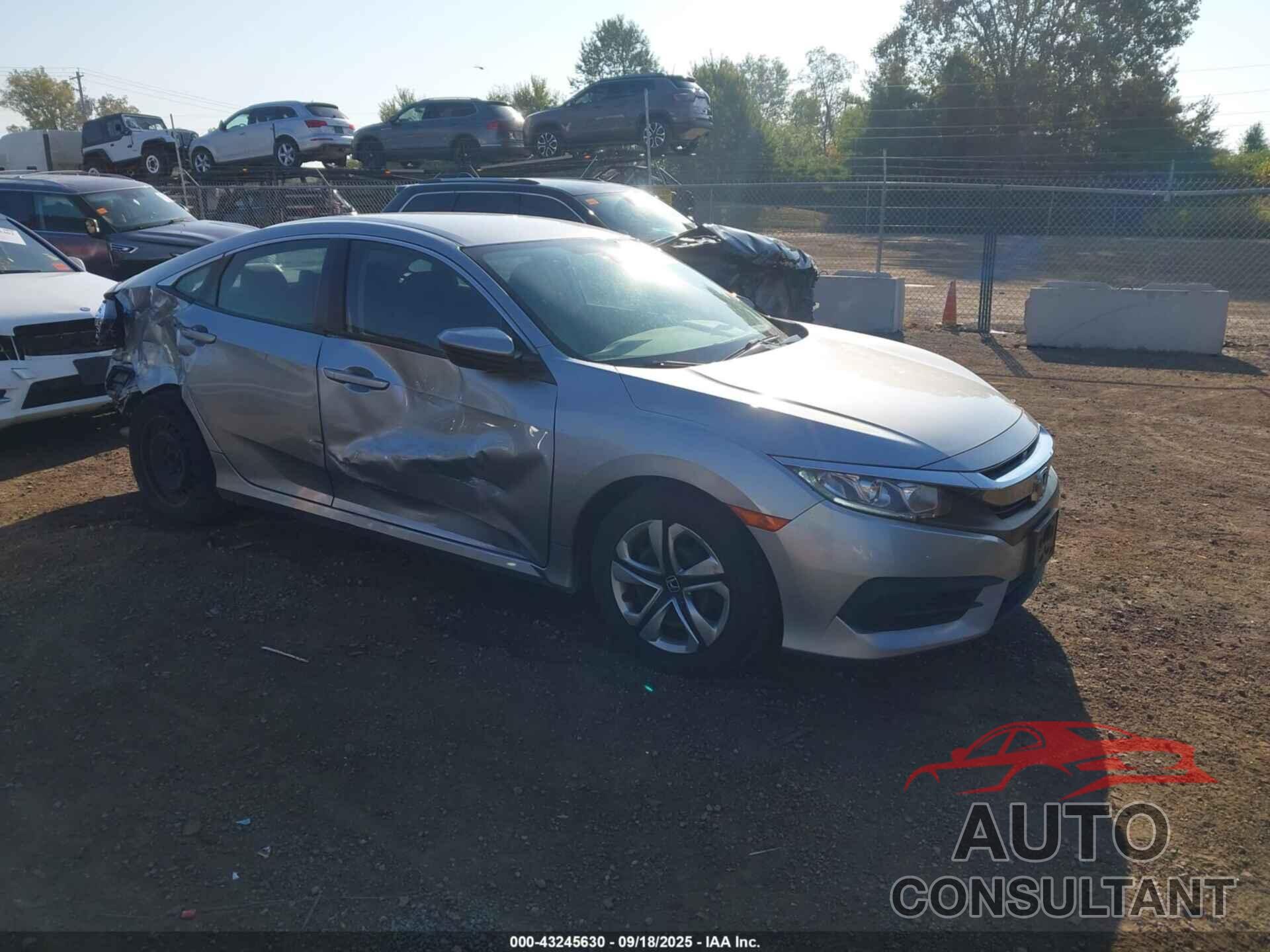 HONDA CIVIC 2017 - 19XFC2F55HE038696