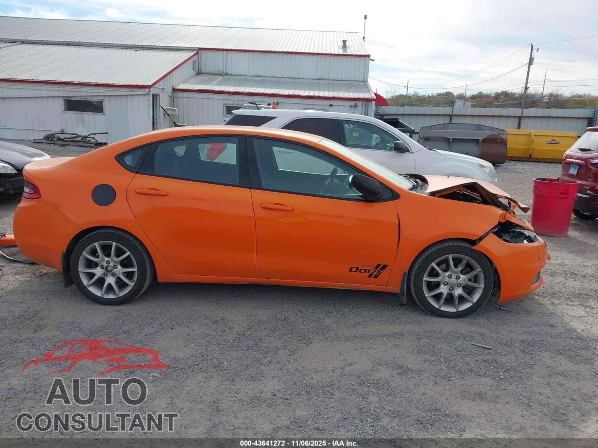 DODGE DART 2013 - 1C3CDFBA1DD329190