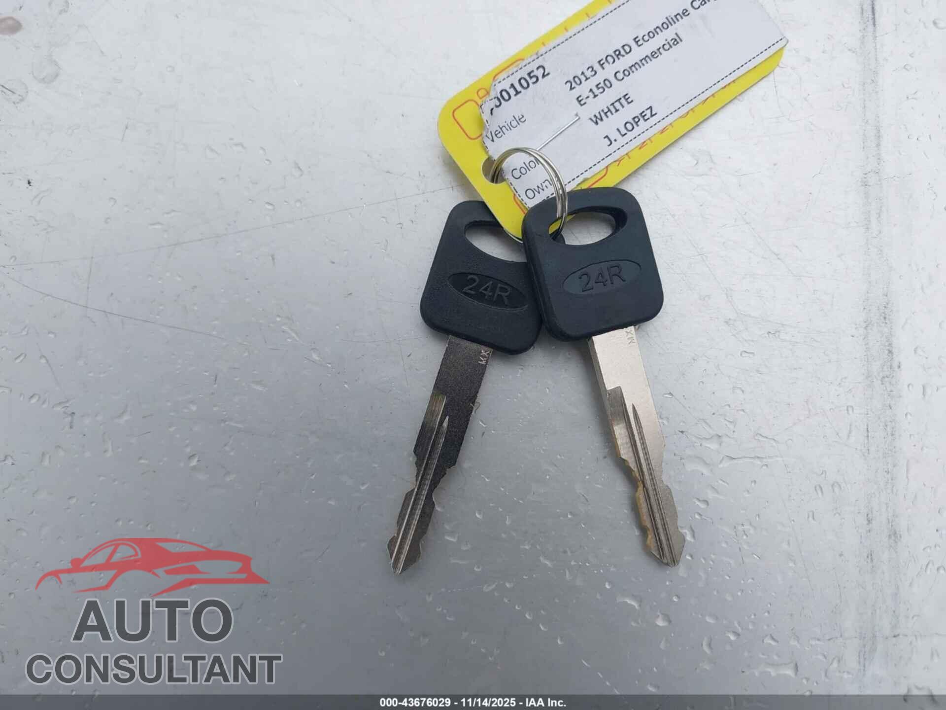 FORD E-150 2013 - 1FTNE1EW5DDA23878