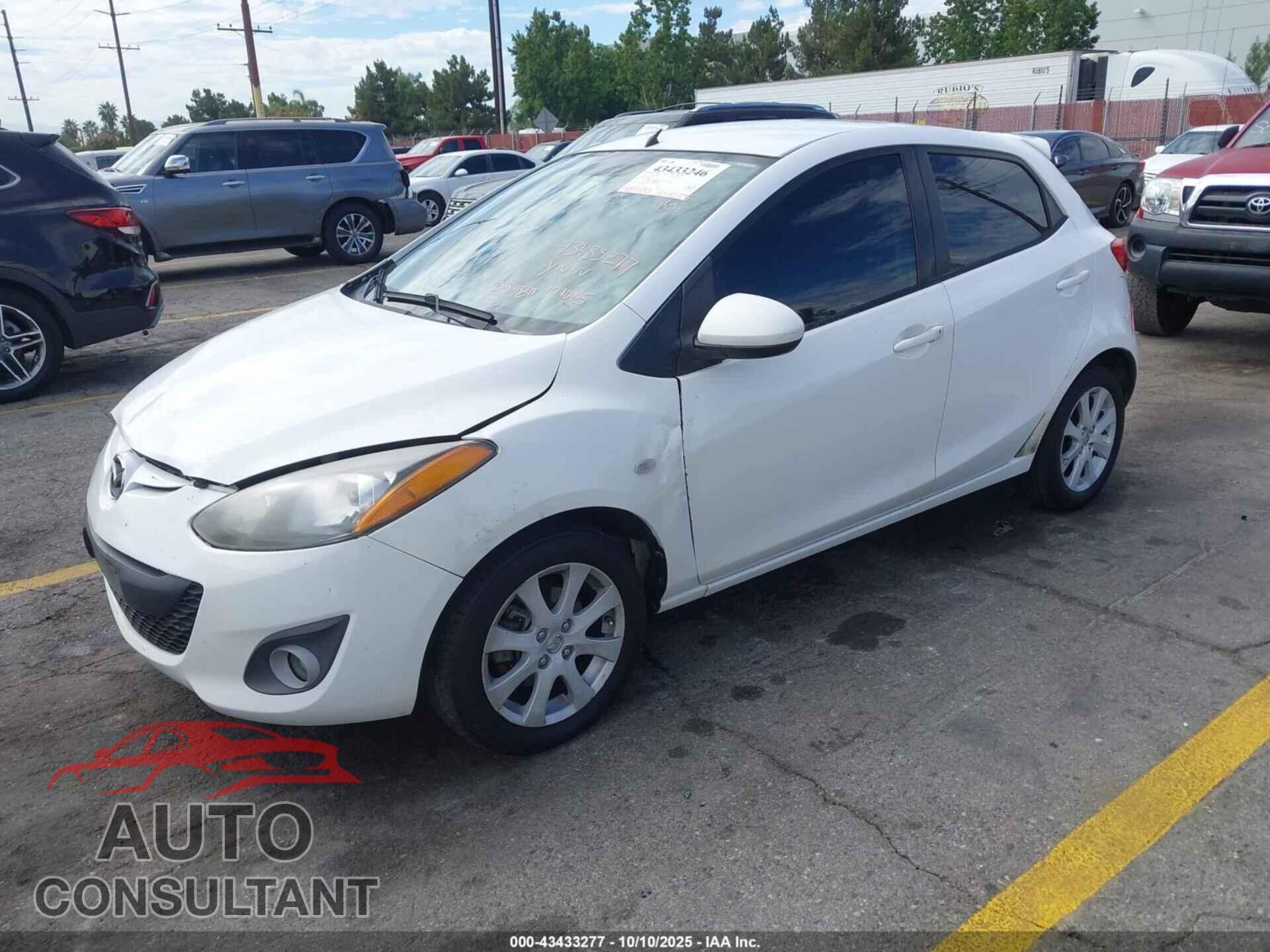 MAZDA MAZDA2 2011 - JM1DE1HZ6B0103342
