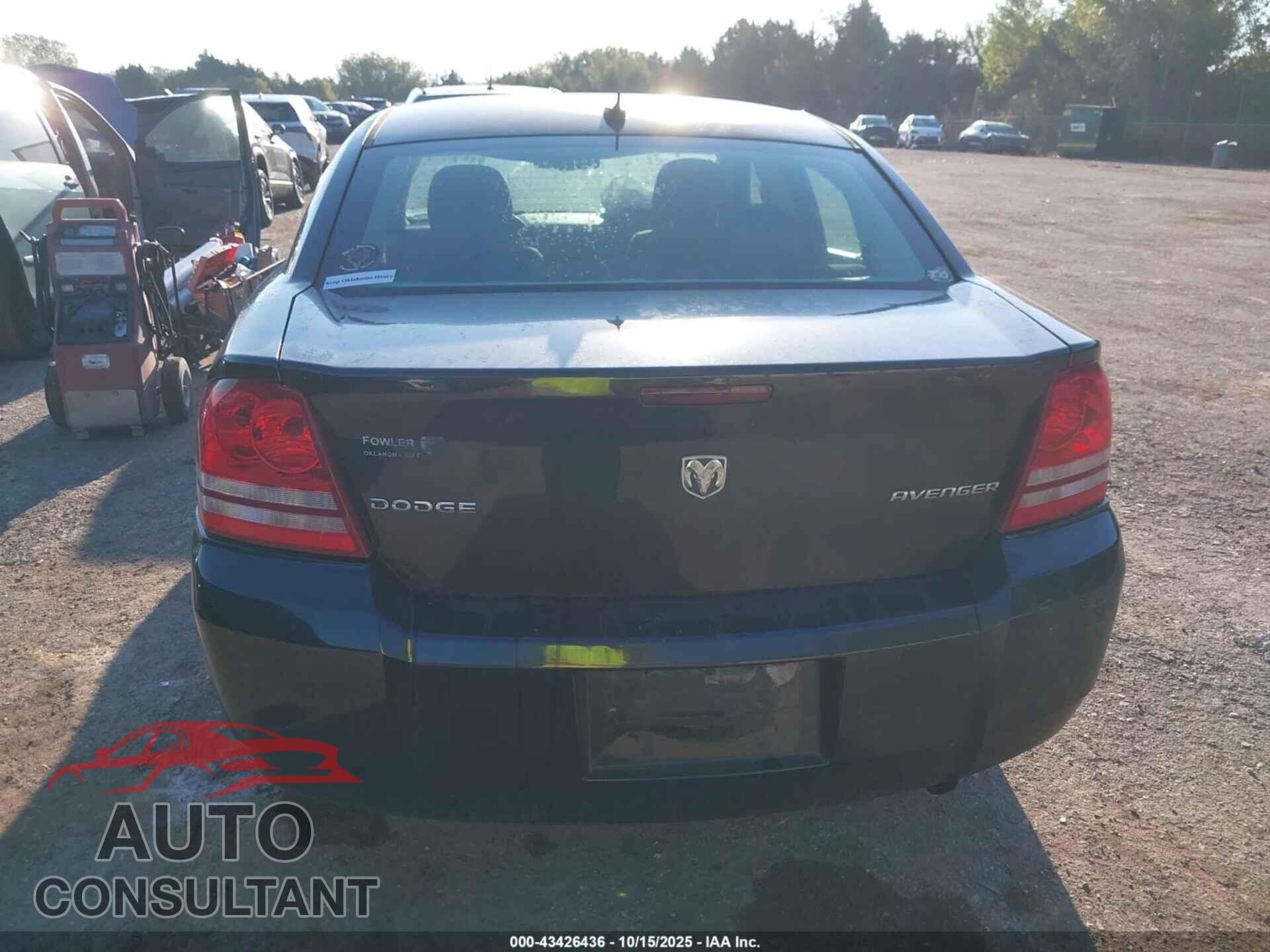 DODGE AVENGER 2010 - 1B3CC1FB9AN218513