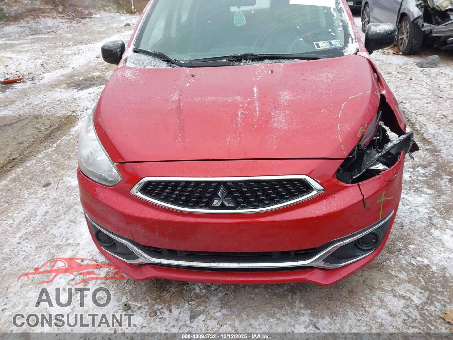 MITSUBISHI MIRAGE 2019 - ML32A5HJ3KH015387
