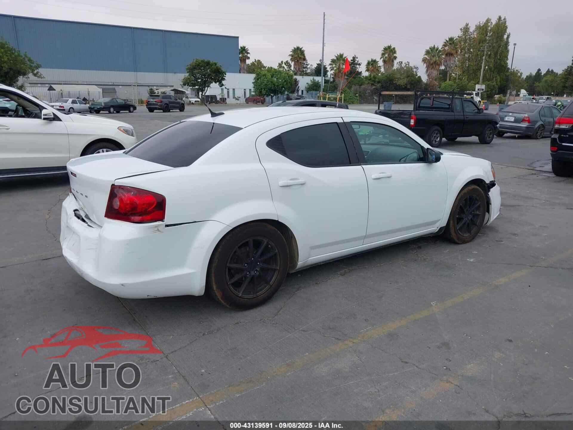 DODGE AVENGER 2013 - 1C3CDZAB2DN646031