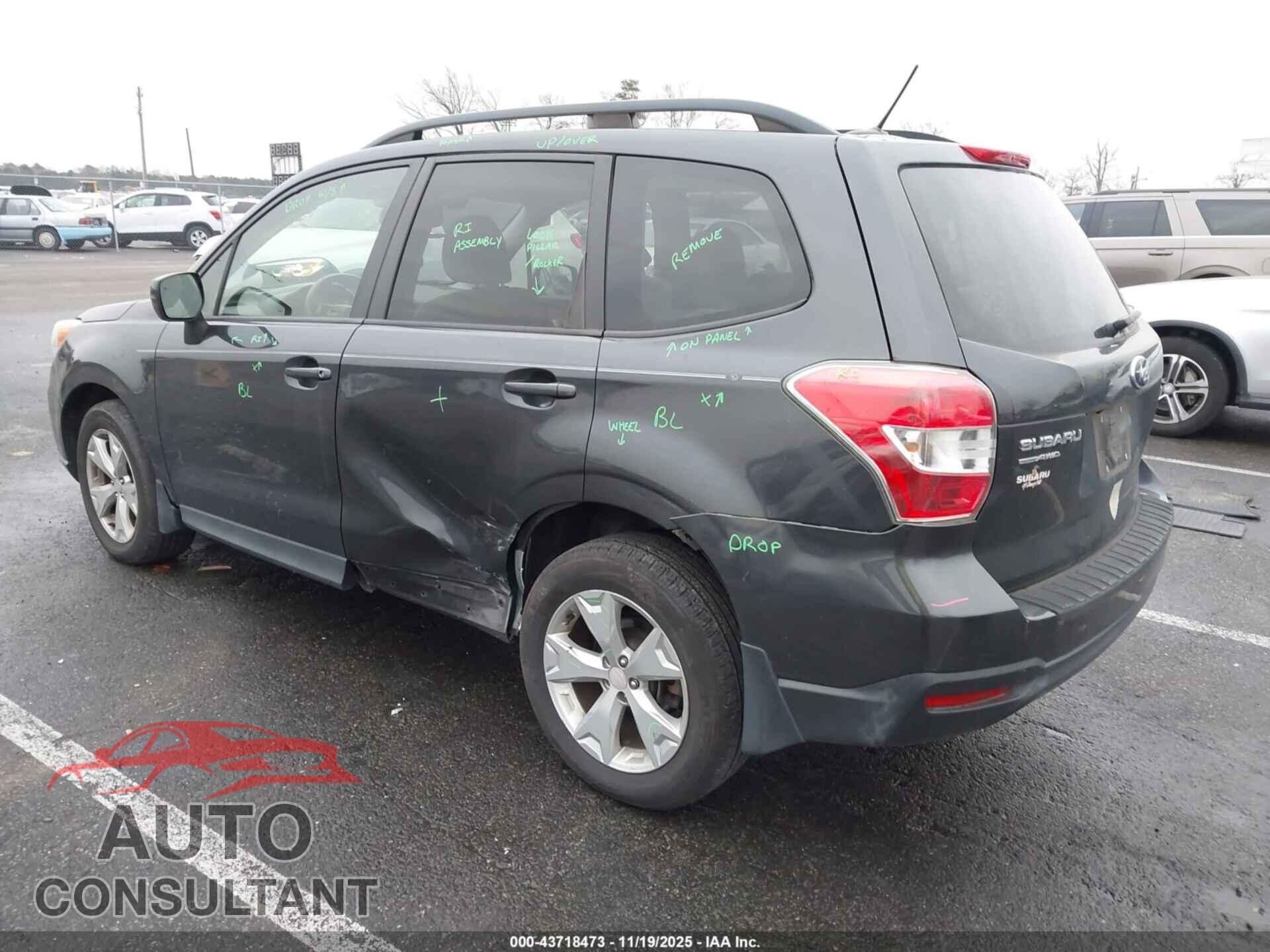 SUBARU FORESTER 2015 - JF2SJAGC3FH563082
