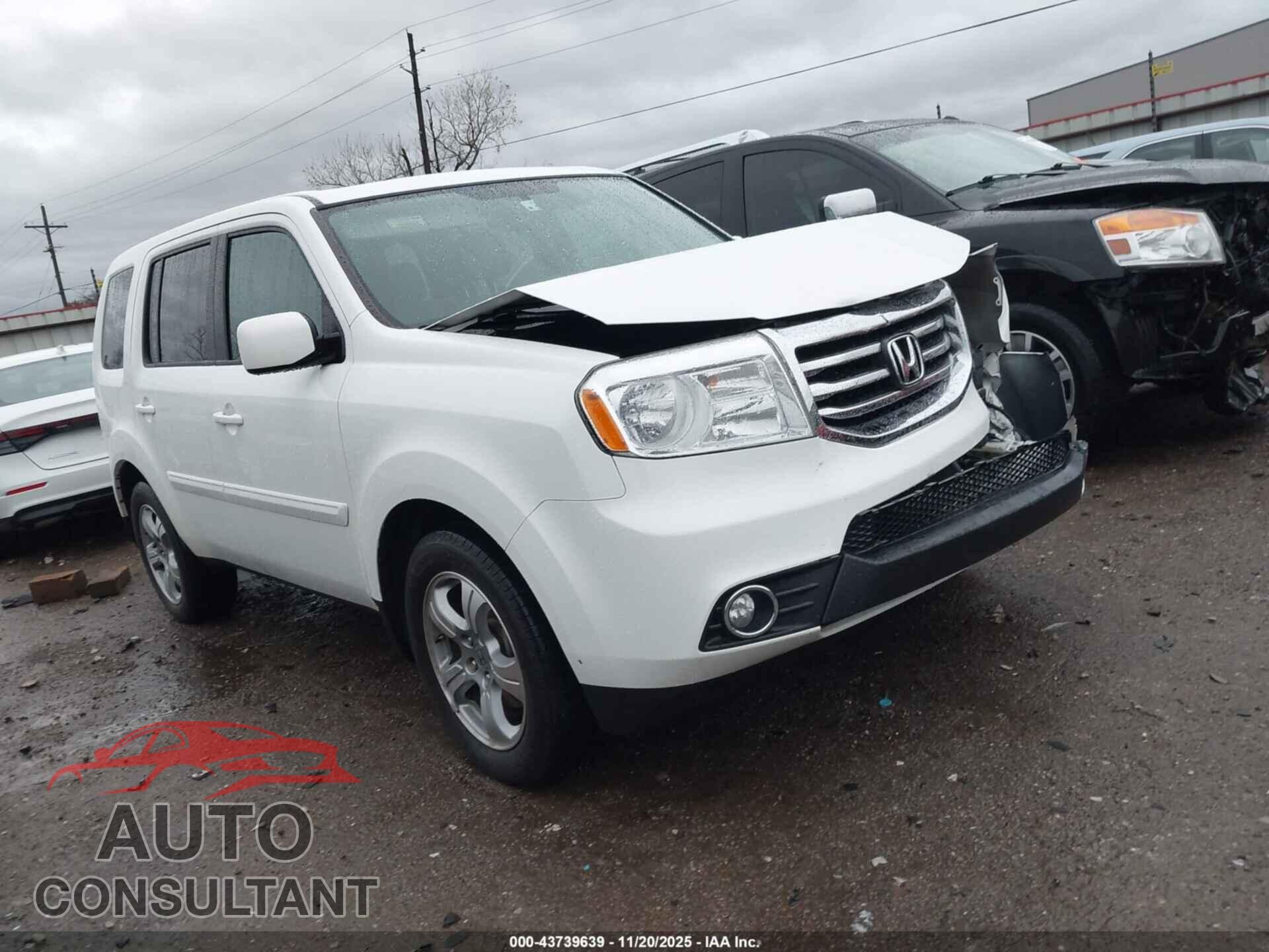 HONDA PILOT 2013 - 5FNYF4H71DB086422