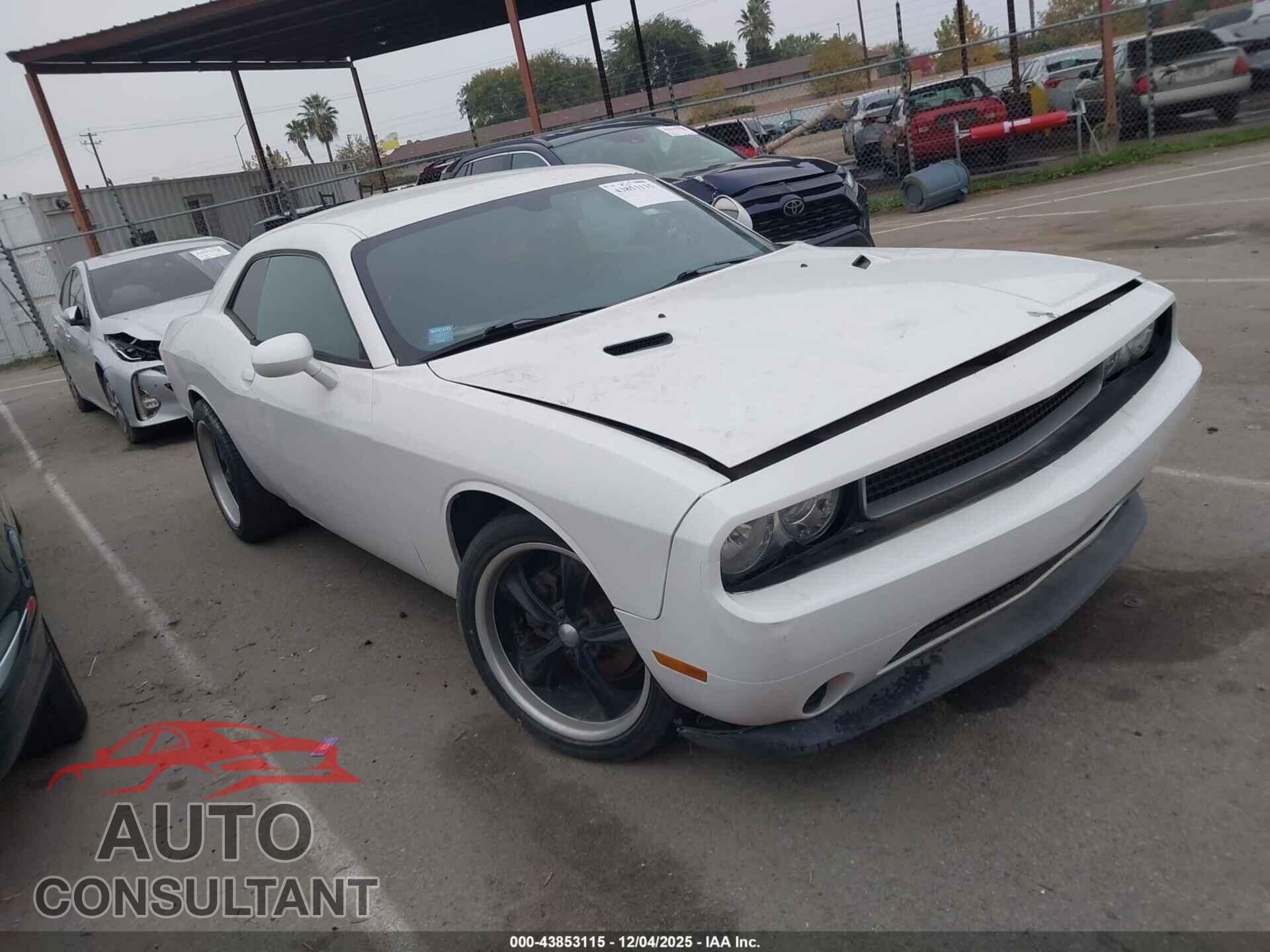 DODGE CHALLENGER 2012 - 2C3CDYAG2CH162115